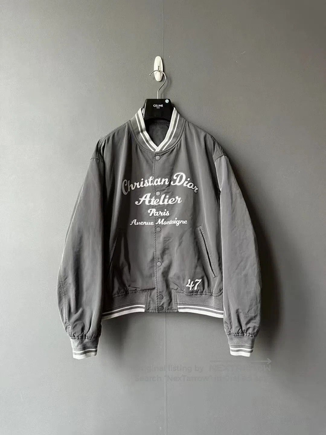 Dior dior baseball jacket with slogan. Size US XL / EU 56 / 4 - 1 Thumbnail