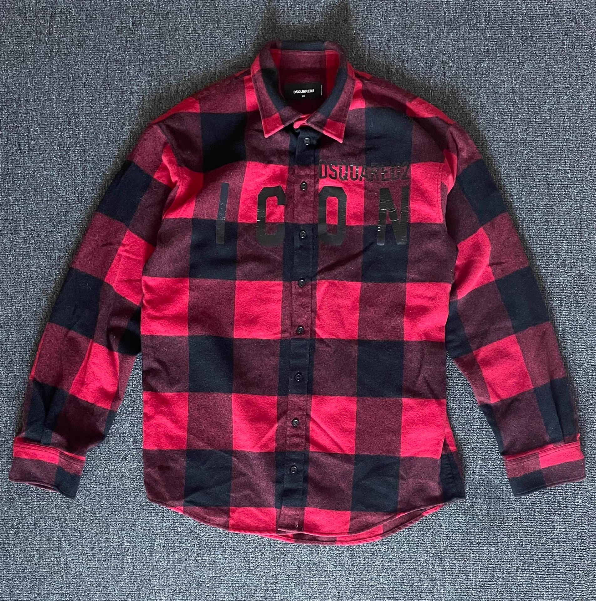 Dsquared2 Dsquared2 wool shirt Q4 Size US L / EU 52-54 / 3 - 1 Thumbnail