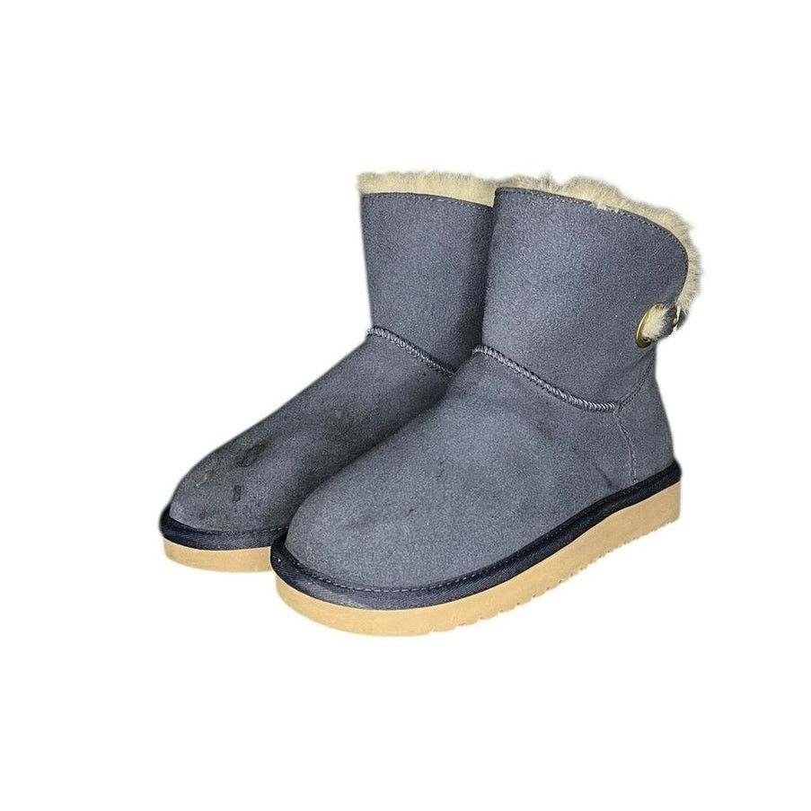 Koolaburra Koolaburra UGG Remley Mini Boots Insignia Blue Suede Size 6 Size US 6 / IT 36 - 2 Thumbnail