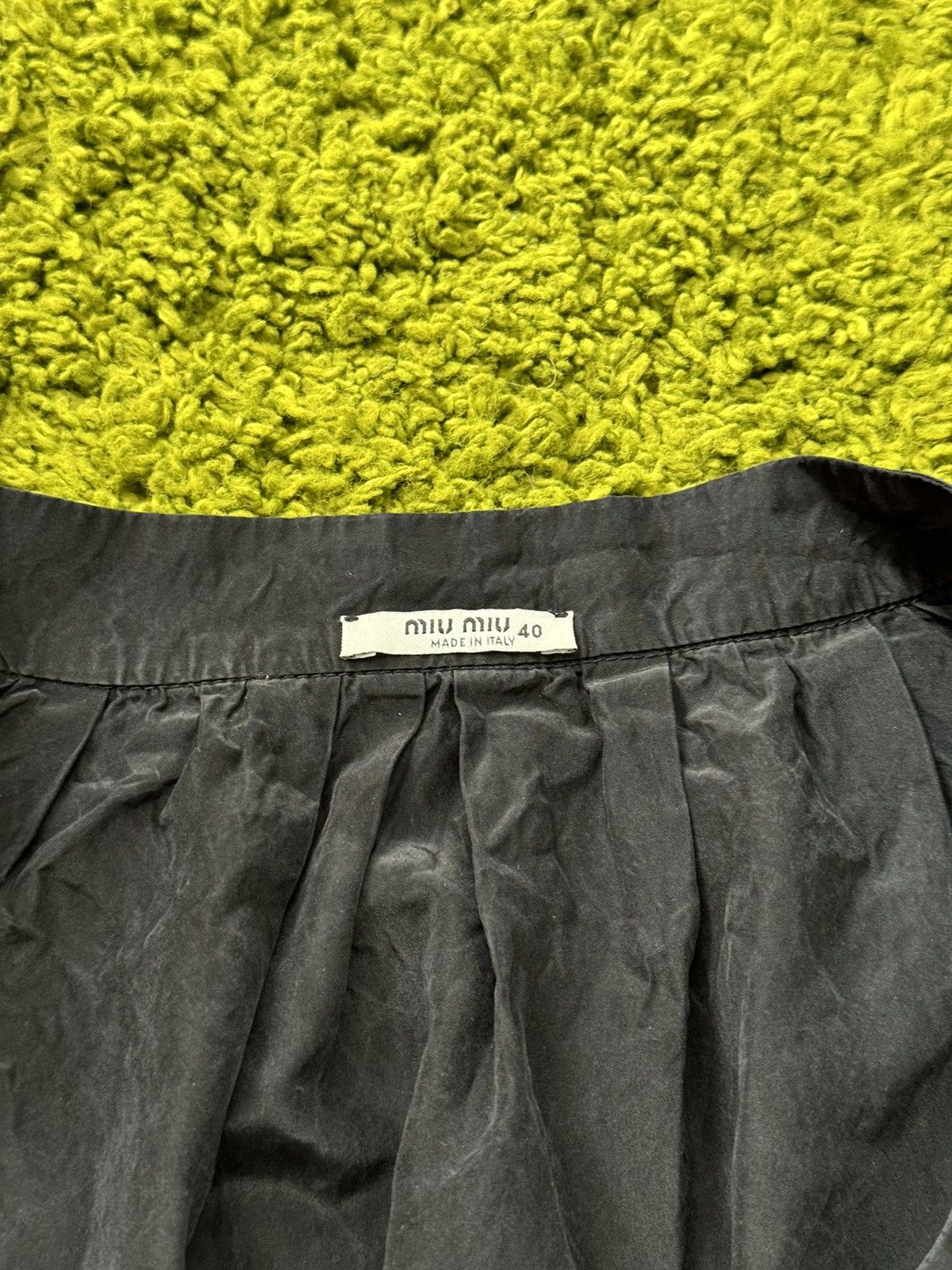 Miu Miu × Vintage Miu Miu by Prada A/W 2007 archive vintage silk blend dress Size S / US 4 / IT 40 - 3 Thumbnail