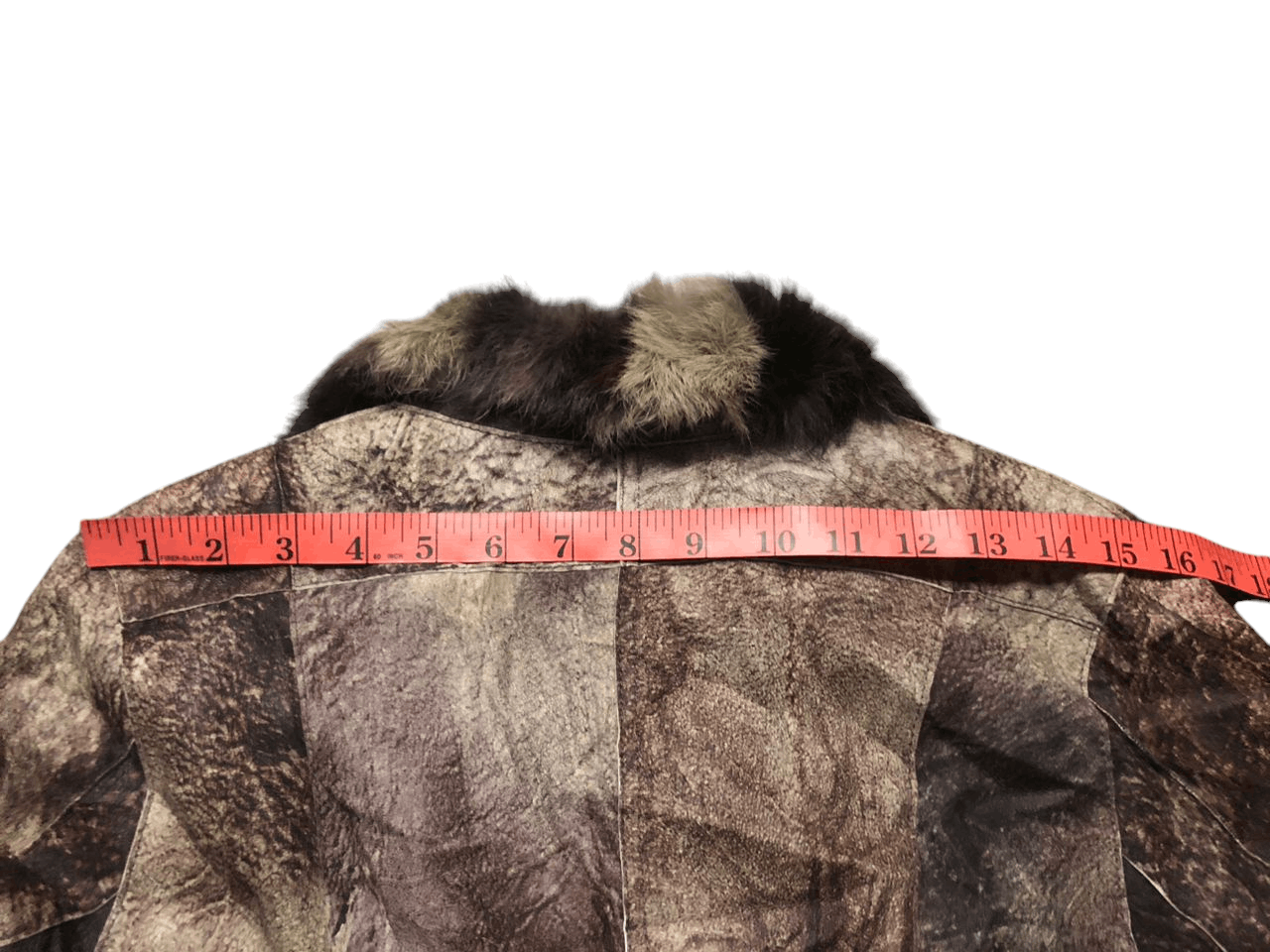 If Six Was Nine f.CAMINO Rabbit Patchwork Fur Coat Jacket Size XS / US 0-2 / IT 36-38 - 21 Thumbnail