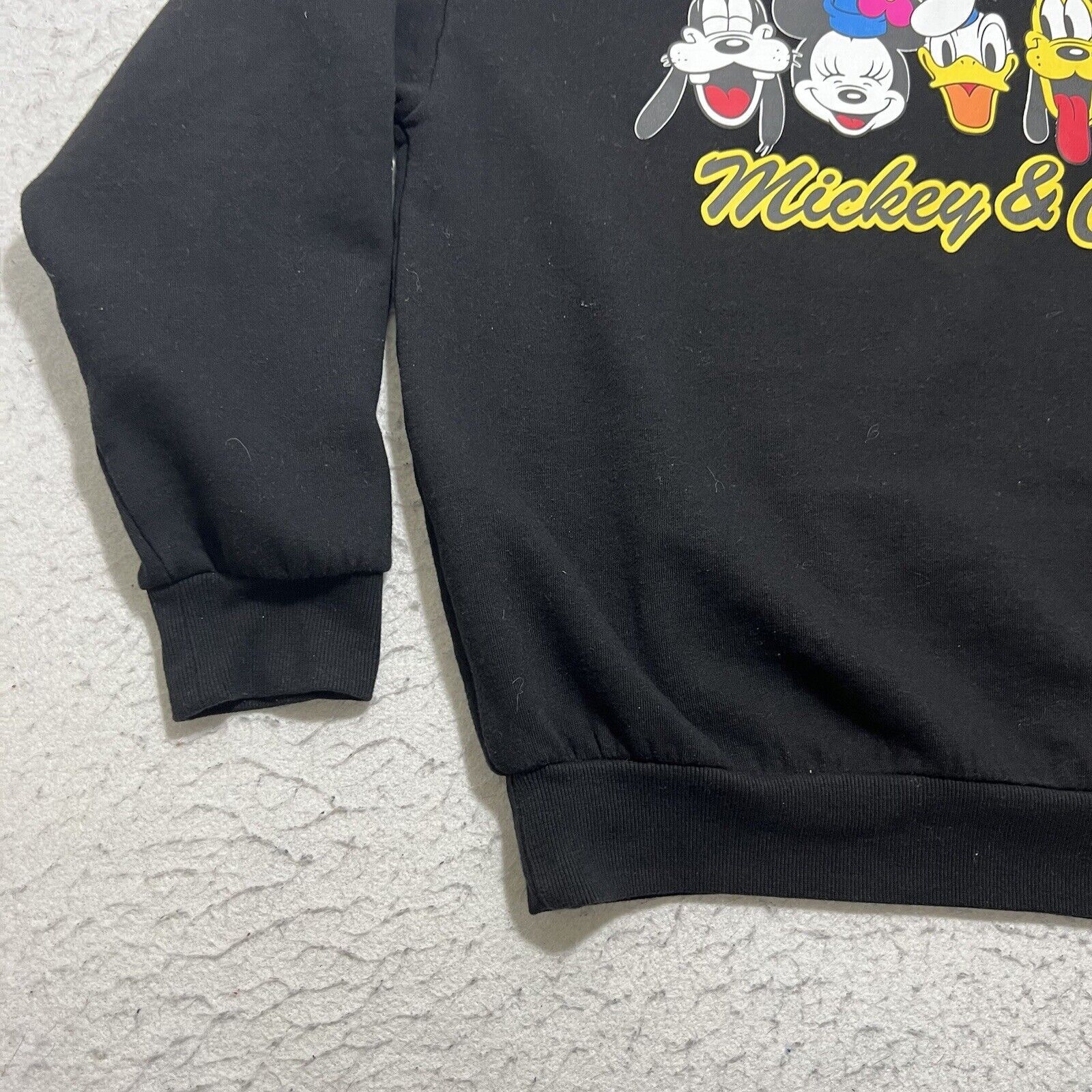 Mickey & Co. Mickey & Co Crewneck Fleece Pullover Black Disney Sweatshirt Size M / US 6-8 / IT 42-44 - 7 Thumbnail