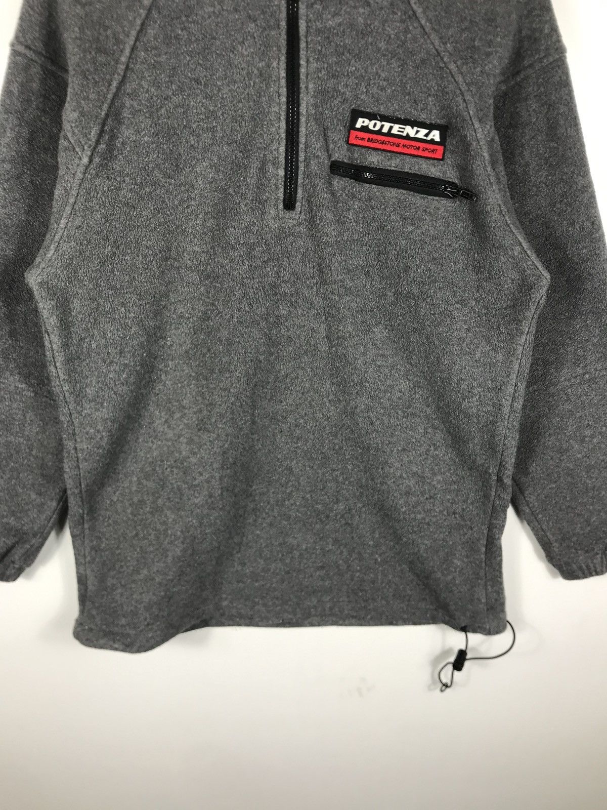 Japanese Brand × Sports Specialties ⚡️Vintage Bridgestone Motosport Fleece Half Zipper Sweatshirt Size US M / EU 48-50 / 2 - 5 Thumbnail