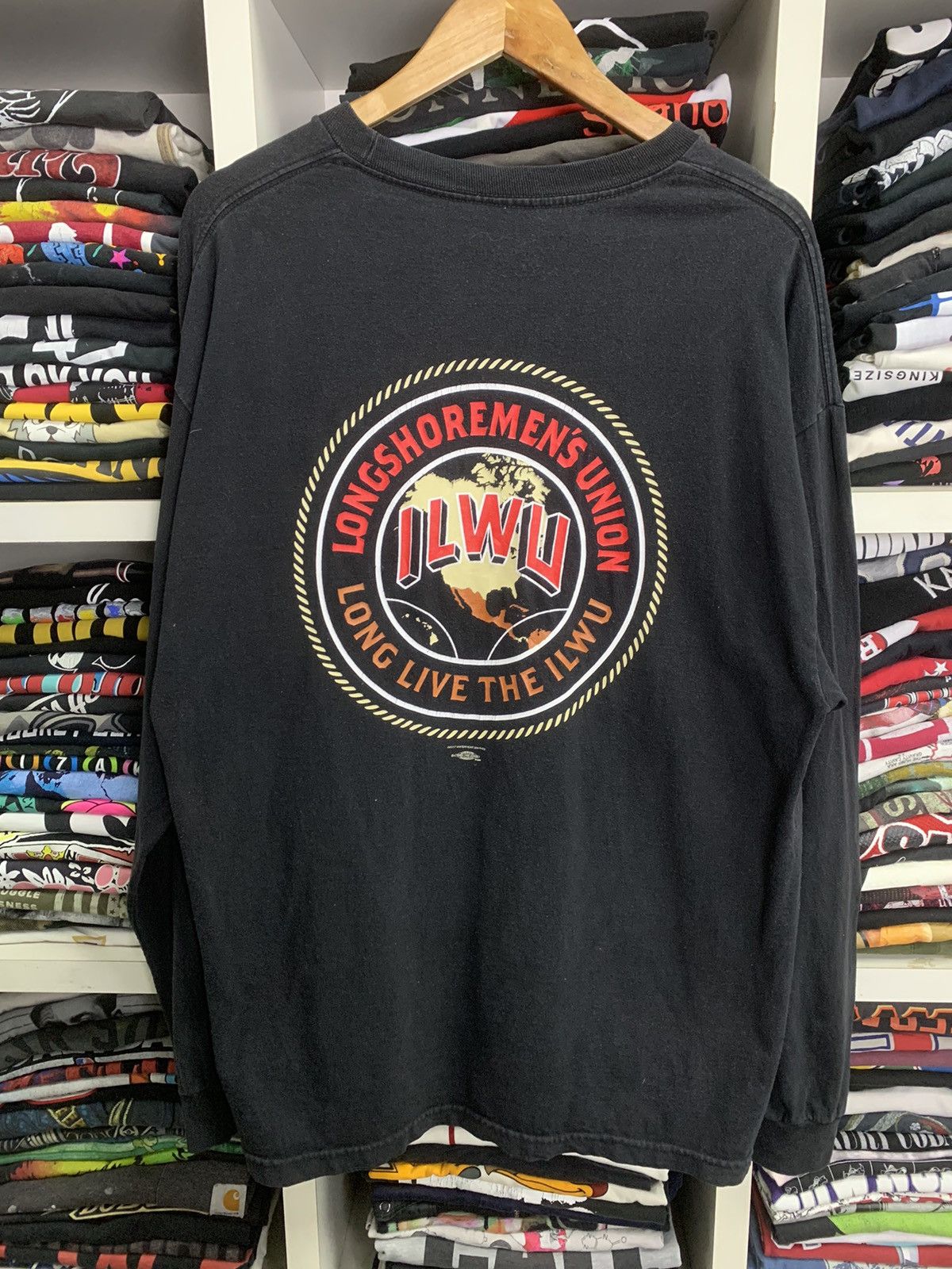 Vintage Waterfront Graphics Made USA Shirt Size US XL / EU 56 / 4 - 1 Thumbnail