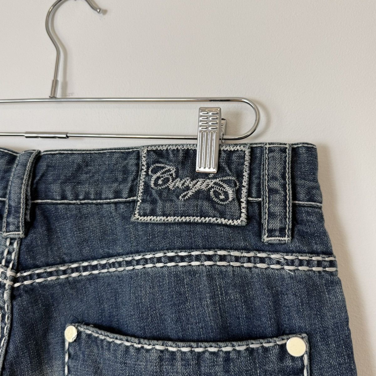 Coogi Vtg 2000s Coogi Faded Contrast Stitch Baggy Jorts ERD Grunge Size US 36 / EU 52 - 4 Thumbnail