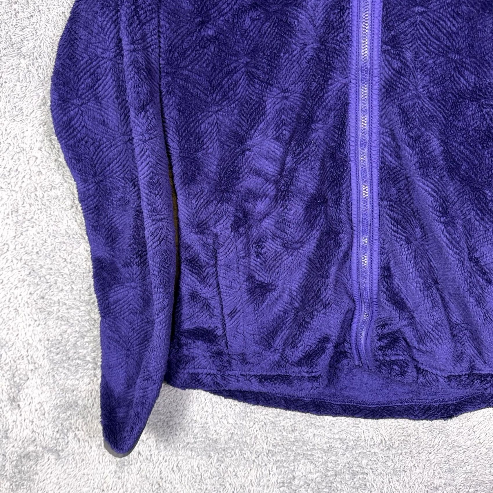 Helly Hansen Helly Hansen Jacket Womens S Full Zip Precious Fleece Geometric Faux Fur Purple Size S / US 4 / IT 40 - 3 Thumbnail