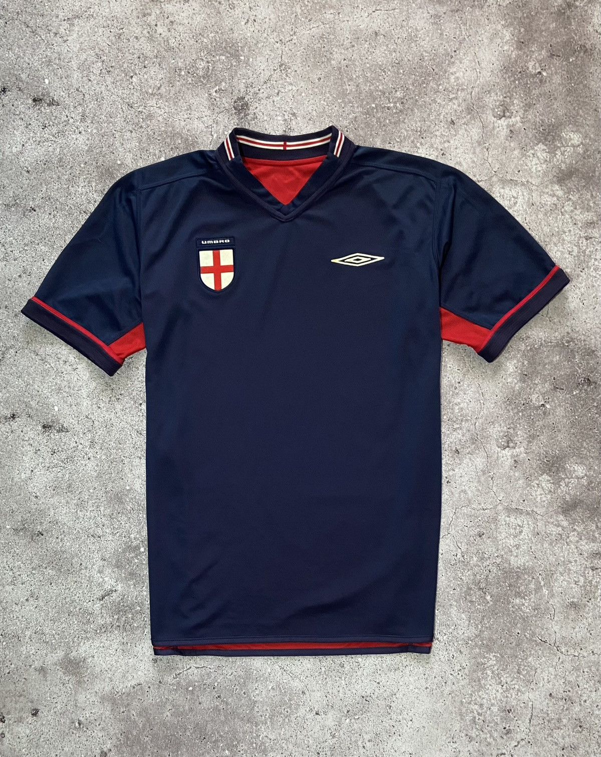 Umbro × Vintage England 2004 Umbro Vintage Football Jersey Double-sided tee Size US L / EU 52-54 / 3 - 8 Thumbnail