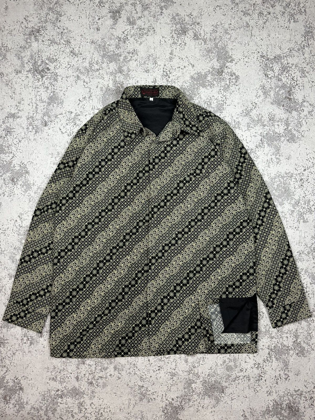 Designer Bali Lestari Ethnic Batik Shirt Vintage Indonesian Pattern Size US XL / EU 56 / 4 - 1 Thumbnail