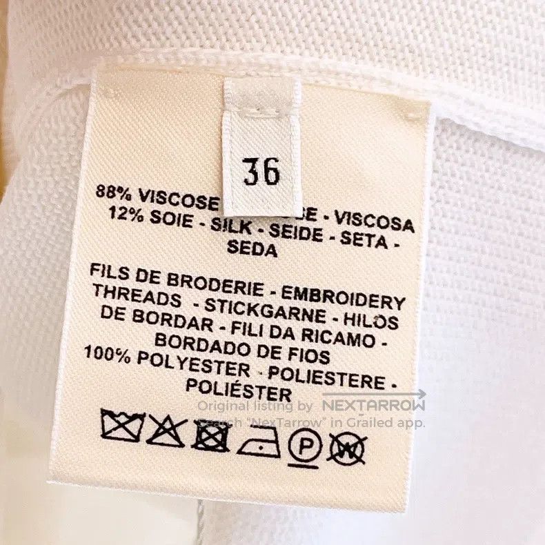 Hermes Hermes Metal buckle embroidered knitted short sleeve Size XS / US 0-2 / IT 36-38 - 8 Thumbnail