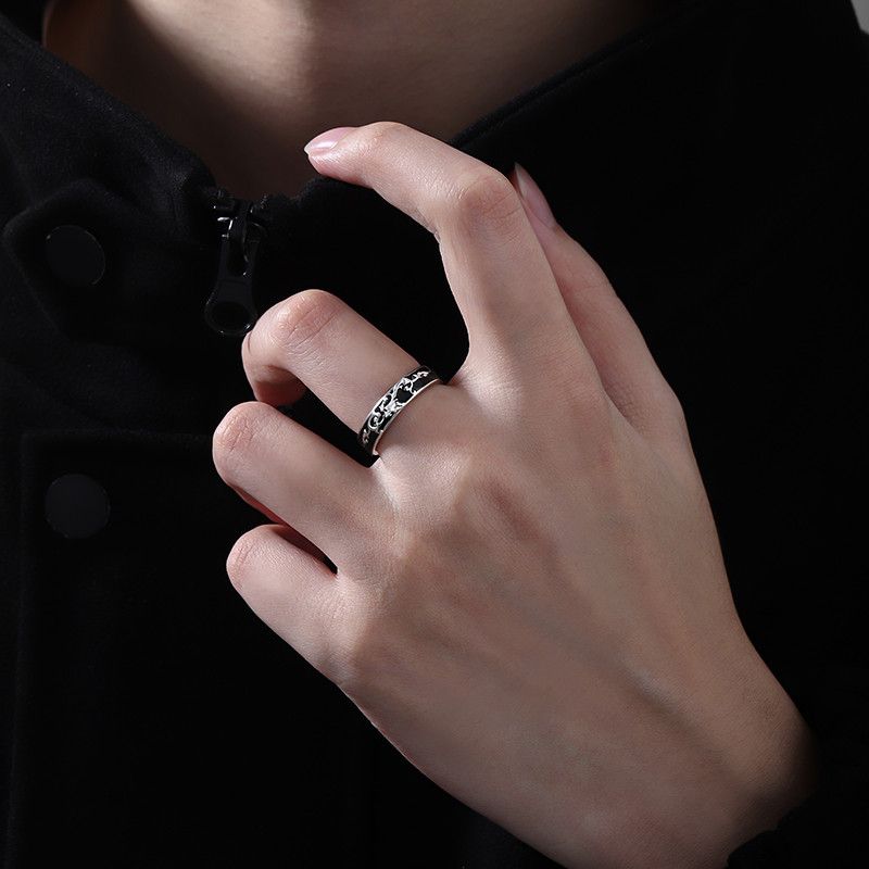Jewelry Future Jewelry Rings Open Size Chrome Ring (Size 7-13) Size ONE SIZE - 6 Thumbnail