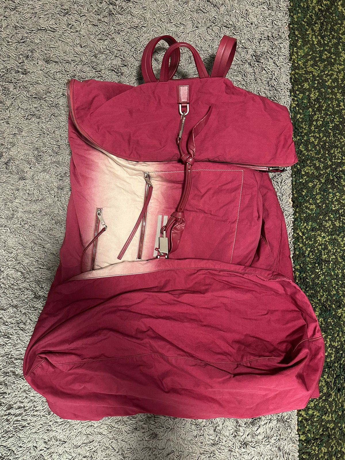 Rick Owens Sample AW19 Larry Mega duffle backpack Size ONE SIZE - 1 Thumbnail