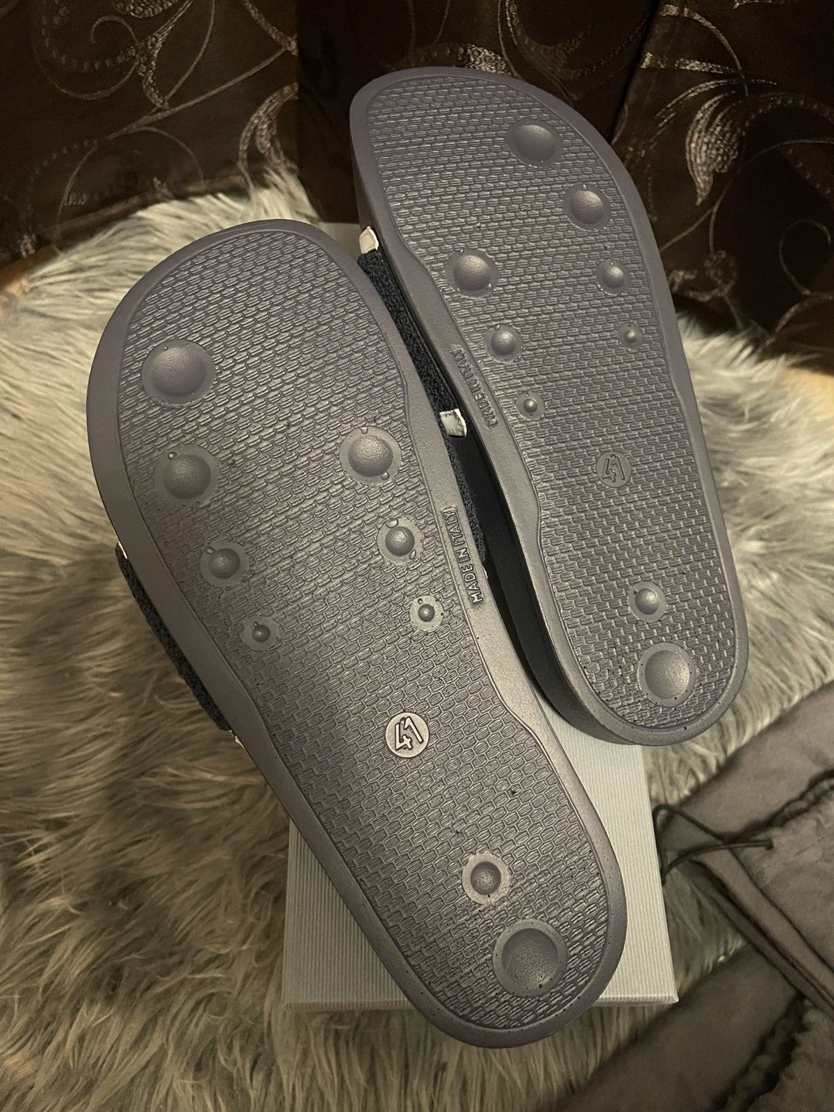 Thom Browne Thom Browne cloth pool slide in rubber Size US 8 / EU 41 - 3 Thumbnail