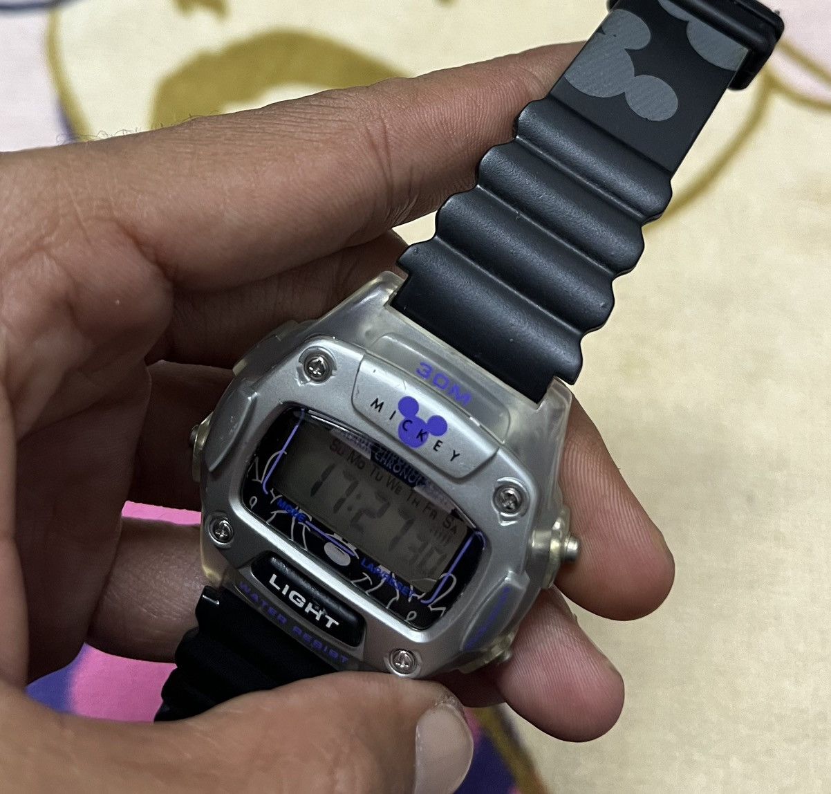 Disney × Mickey Mouse × Vintage Rare💣Vintage MICKEY MOUSE Digital Watch Size ONE SIZE - 8 Thumbnail