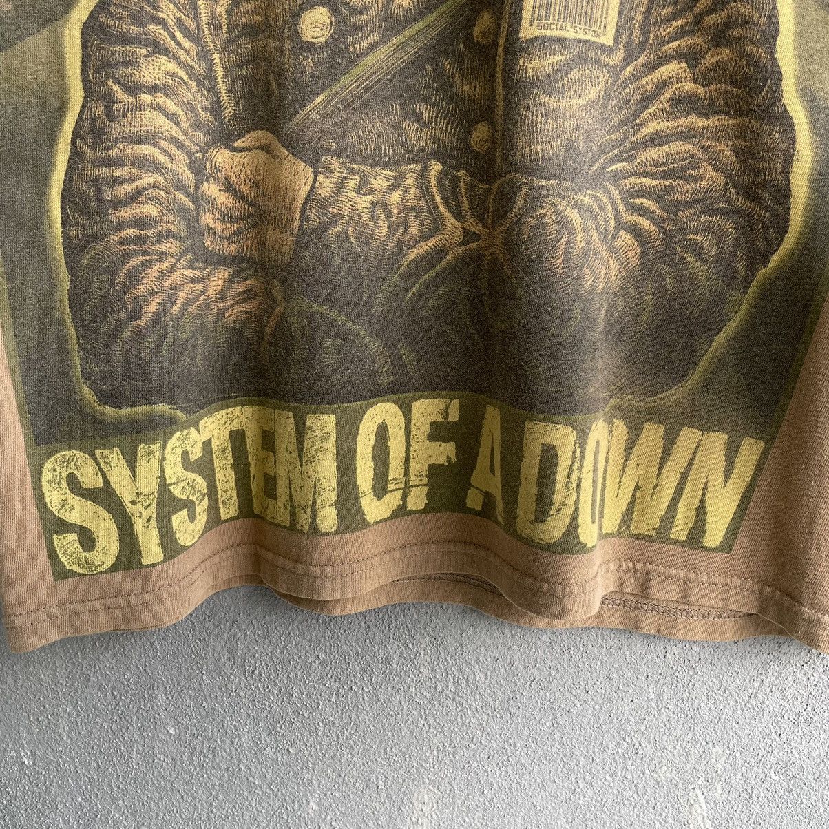 Band Tees × Designer × Vintage Vintage Y2K System Of A Down Tee Shirt Size US M / EU 48-50 / 2 - 3 Thumbnail