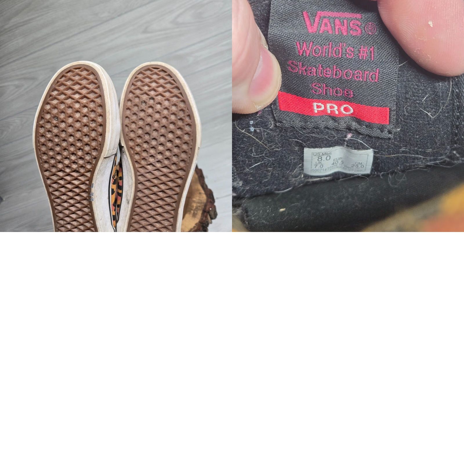 Vans VANS Old Skool Pro Animal Print Sneakers Men Size 8 Casual Skateboarding Multicolor Size US 8 / EU 41 - 8 Thumbnail