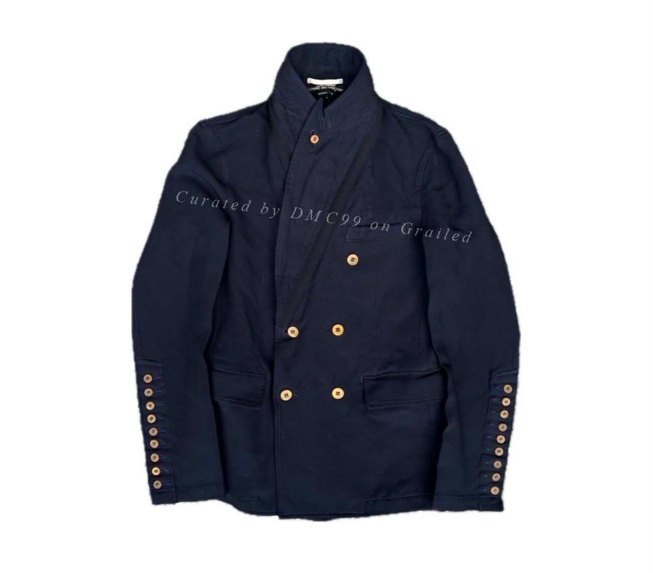 Comme des Garcons Vintage CDG Homme Plus FW2012 Double Breasted Jacket Size US M / EU 48-50 / 2 - 1 Thumbnail
