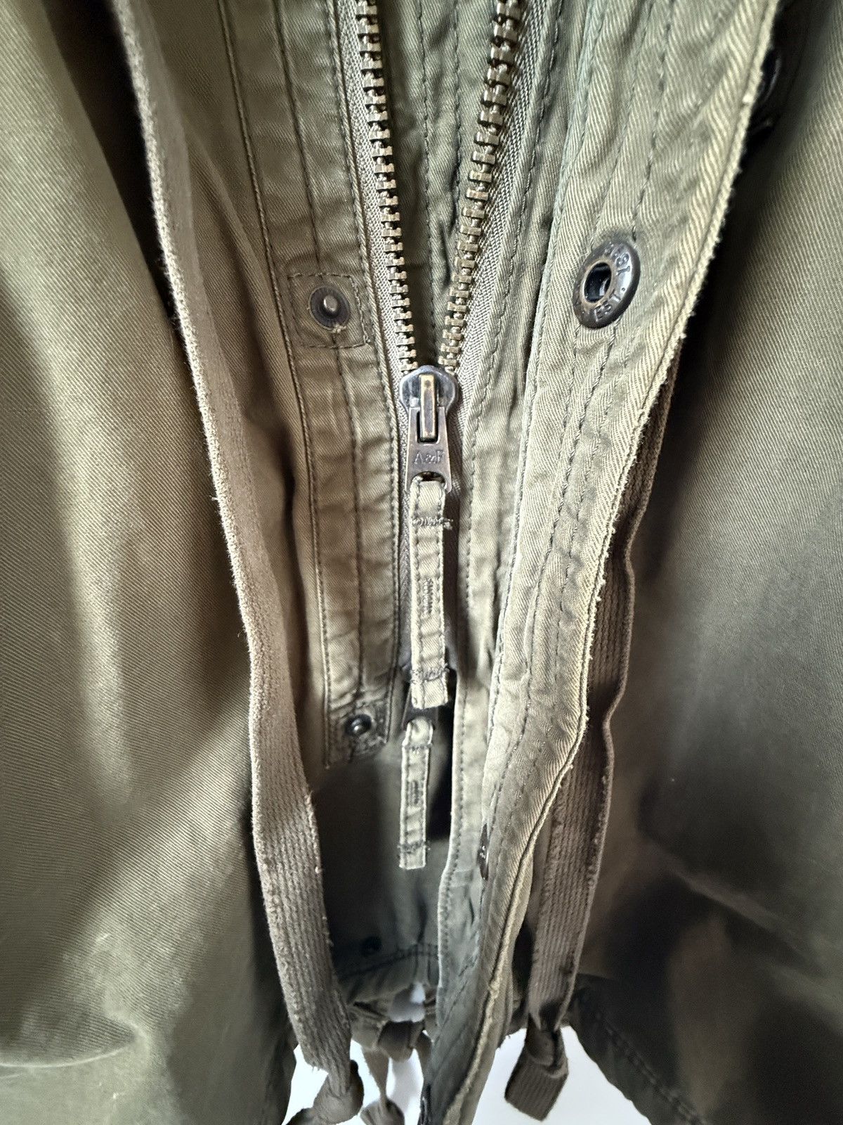 Abercrombie & Fitch Abercrombie Green Military/Utility Coat Jacket Size Large Size US L / EU 52-54 / 3 - 8 Thumbnail