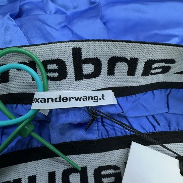 Alexander Wang Alexander Wang SS22 Satin Logo Pants for Women - Size 22" - 2 Thumbnail