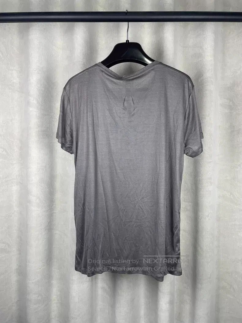 Saint Laurent Paris Saint Laurent Paris Gray Fringe Chain Silk Short Sleeve i Size US M / EU 48-50 / 2 - 2 Thumbnail