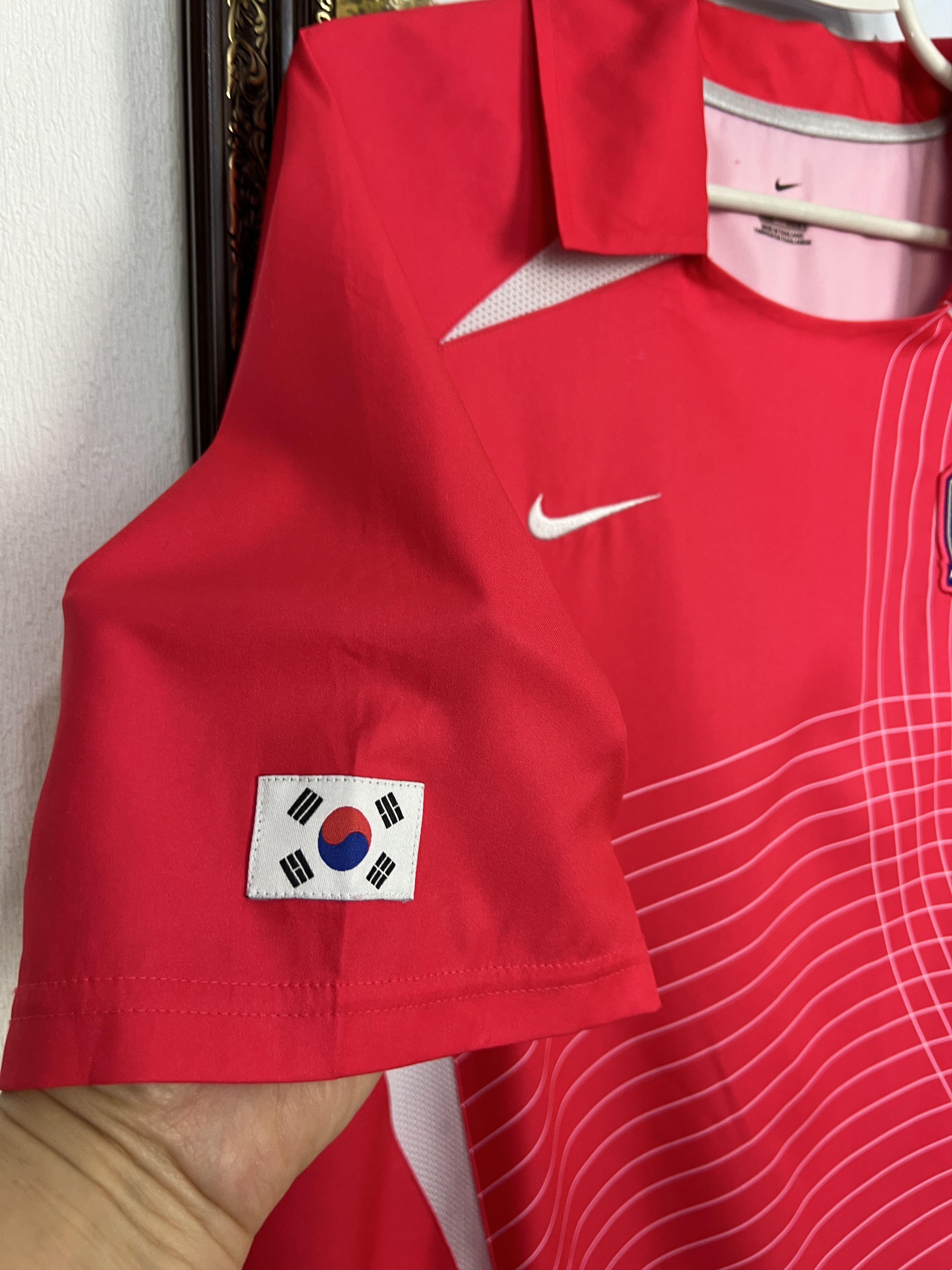 Nike South Korea football shirt Soccer Jersey National Trikot Size US L / EU 52-54 / 3 - 4 Thumbnail