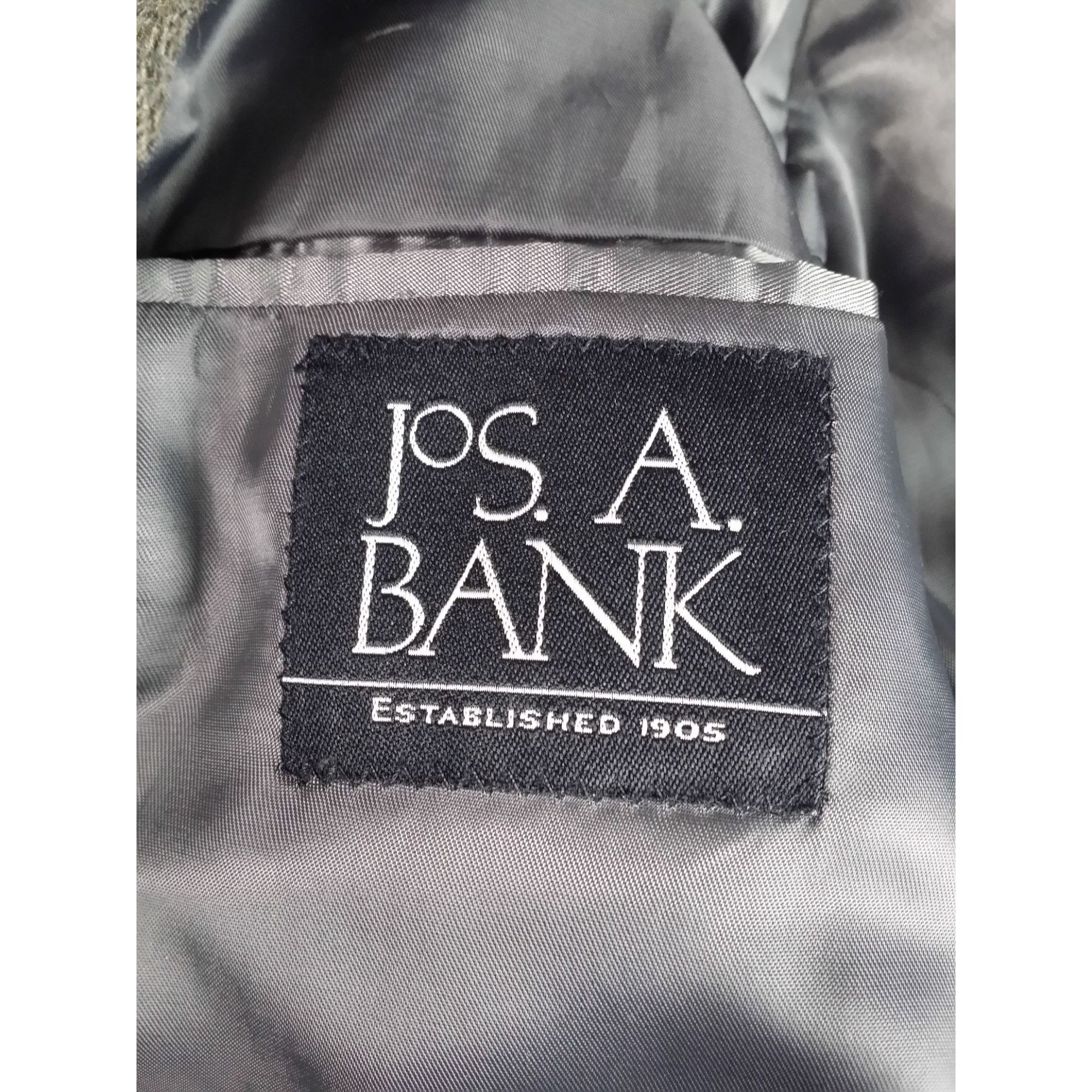 Jos. A. Bank Jos. A. Bank Camel Hair Blazer Men Sz 42R 2 Button Gray Work Size 42R - 8 Thumbnail