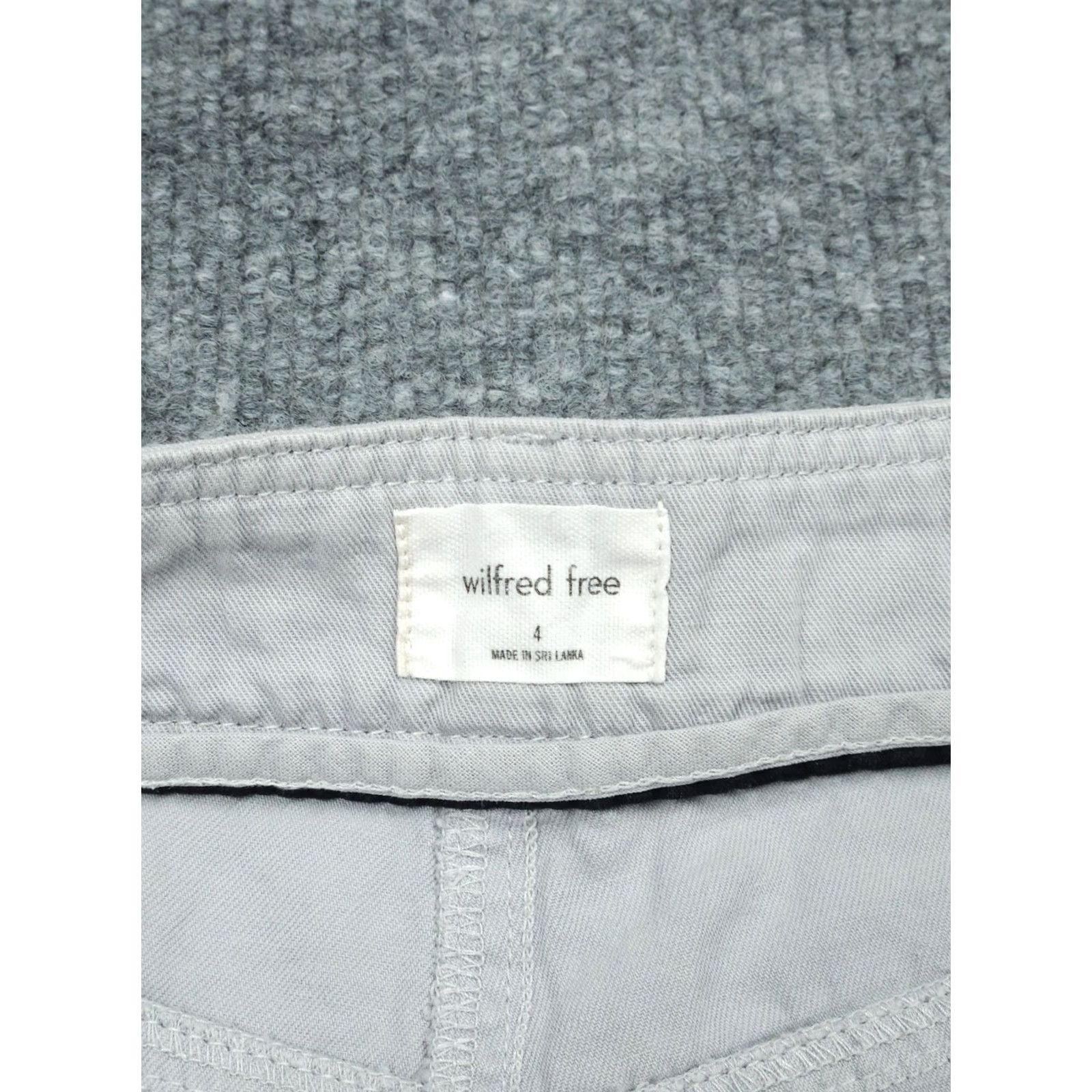 Aritzia Aritzia Wilfred Free High Waist Barrel Pants Ankle Snap Size 4 Gray Linen Blend Pants Women Regular 26in Inseam Tapered Gray Size 27" / US 4 / IT 40 - 7 Thumbnail