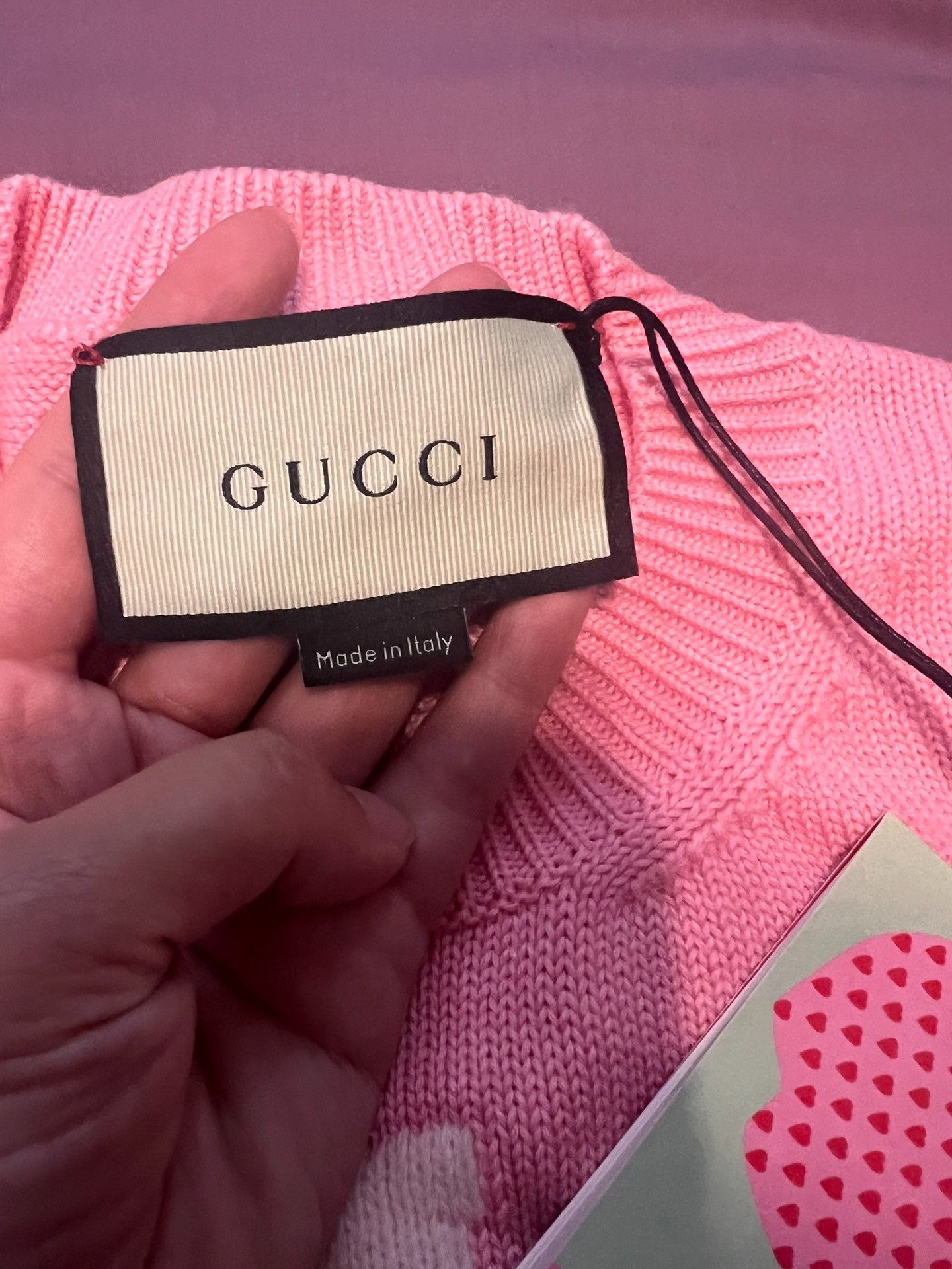 Gucci Gucci Pink knitted short sleeves 2501-Nextarrow Size US S / EU 44-46 / 1 - 2 Thumbnail