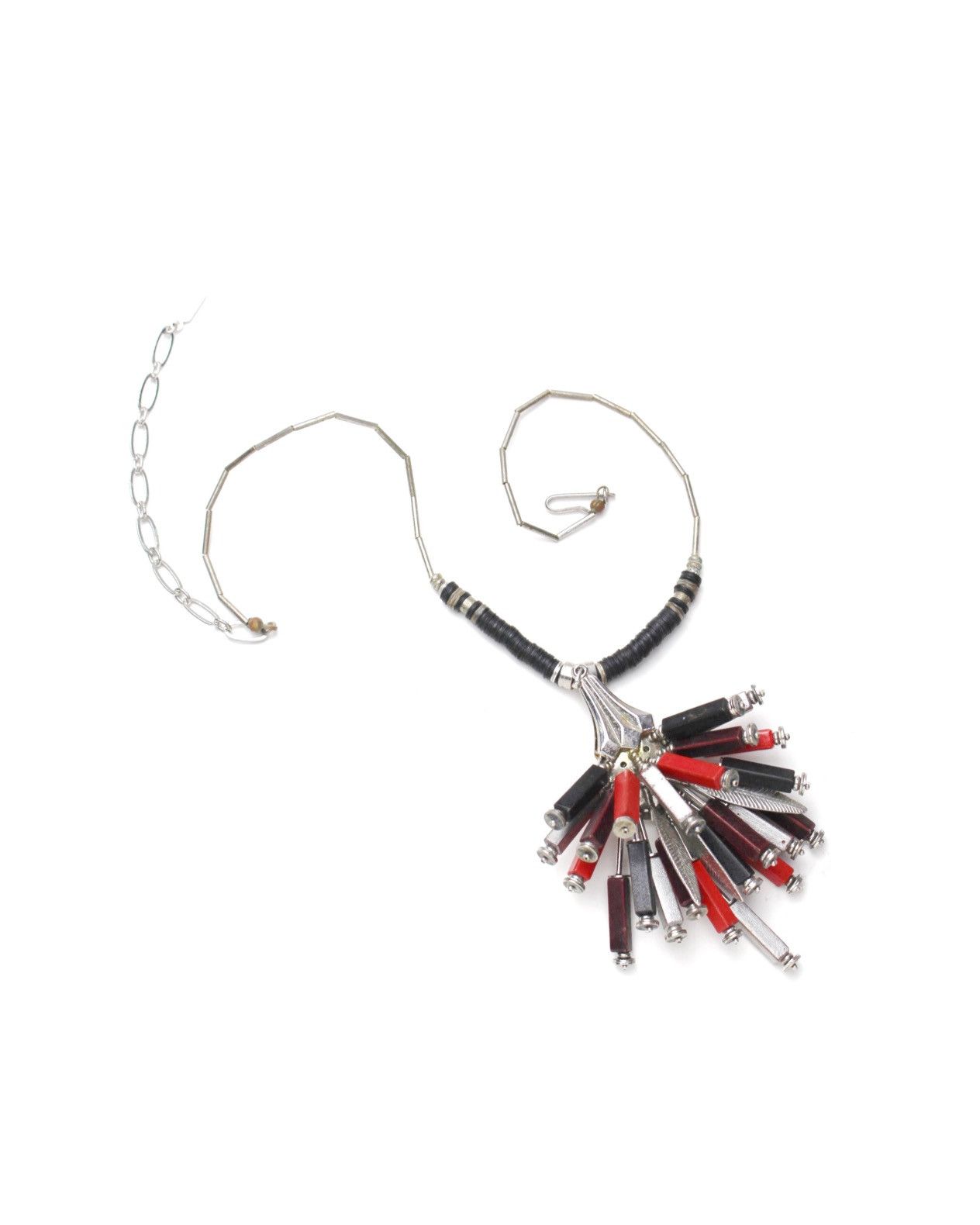 Hysteric Glamour 2000S JAPANESE MADE BLACK & RED NEBULA RAYS NECKLACE Size ONE SIZE - 2 Thumbnail