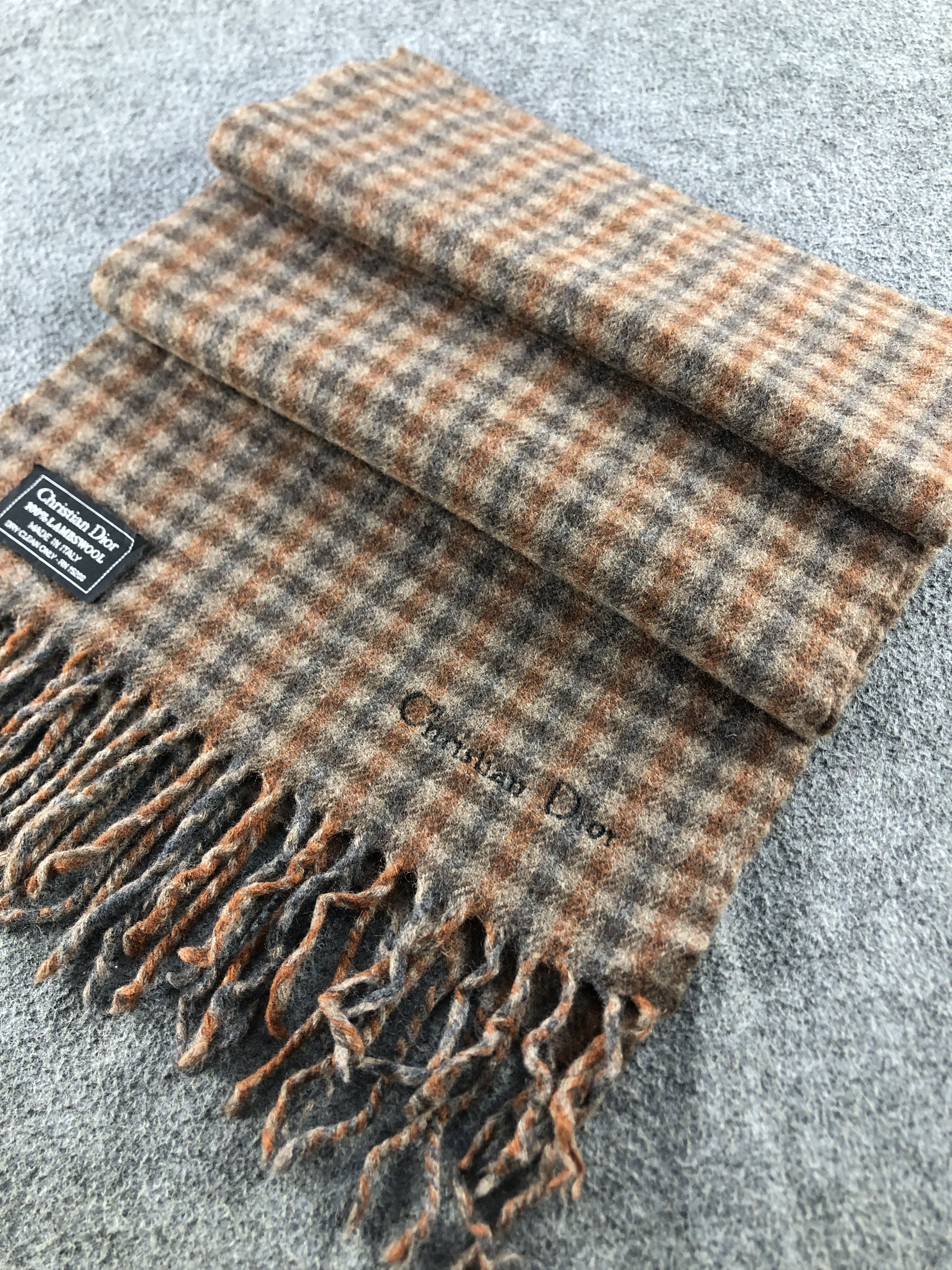 Vintage Christian Dior Scarf / Muffler / Neckwear P906 Size ONE SIZE - 3 Thumbnail