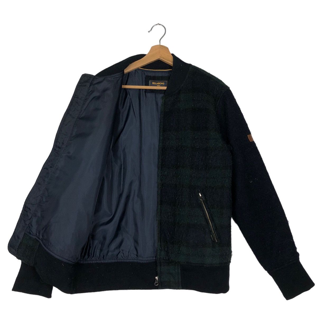 Japanese Brand 🔥90’s Vintage Bomber Jacket Billabong Tartan Design Checked Size US M / EU 48-50 / 2 - 8 Thumbnail