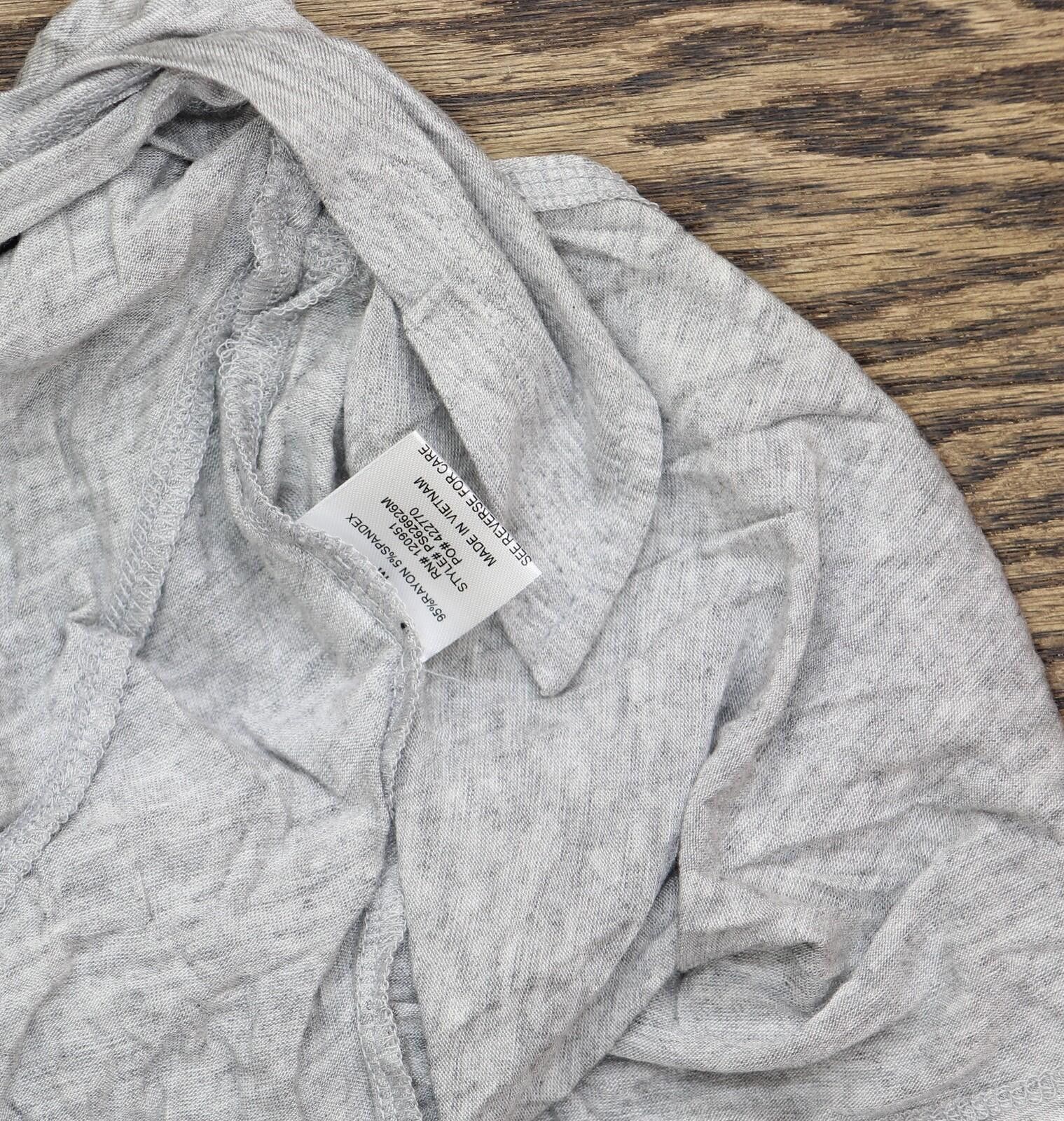 Other Nwt Pink Rose Side-slit Sharkbite Tank Top Heather Gray M Size M / US 6-8 / IT 42-44 - 5 Thumbnail