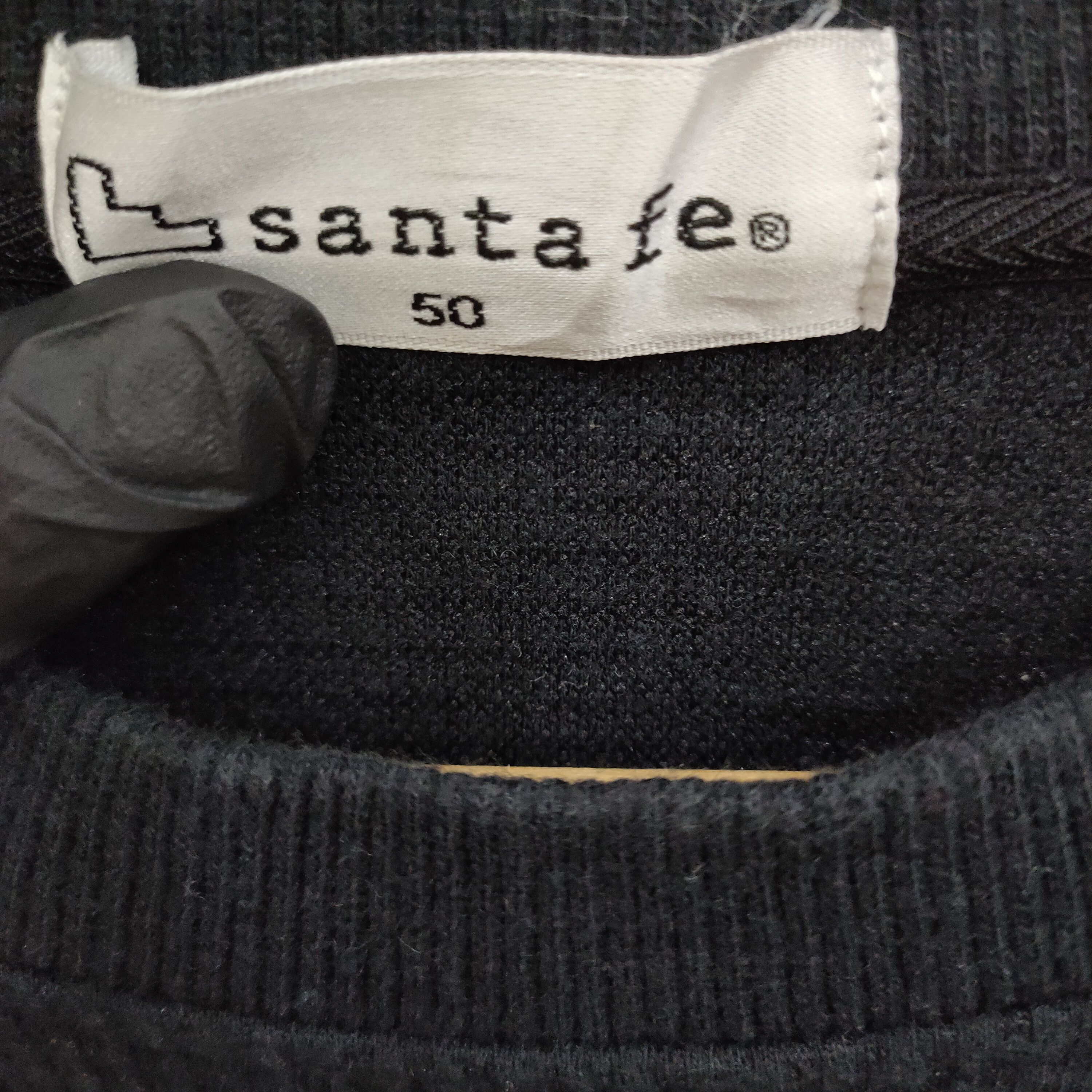 Japanese Brand Santa Fe Nomadic Black Colorful Turkish Patchwork Back, Size US M / EU 48-50 / 2 - 9 Thumbnail