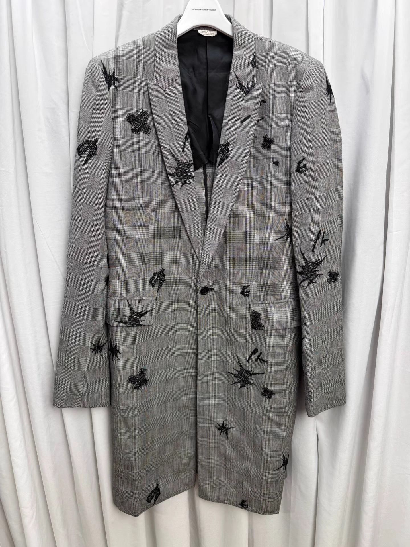 Comme des Garcons Homme Plus Comme des Garçons Homme Plus Embroidered Graffiti Coat K20 Size US M / EU 48-50 / 2 - 1 Thumbnail