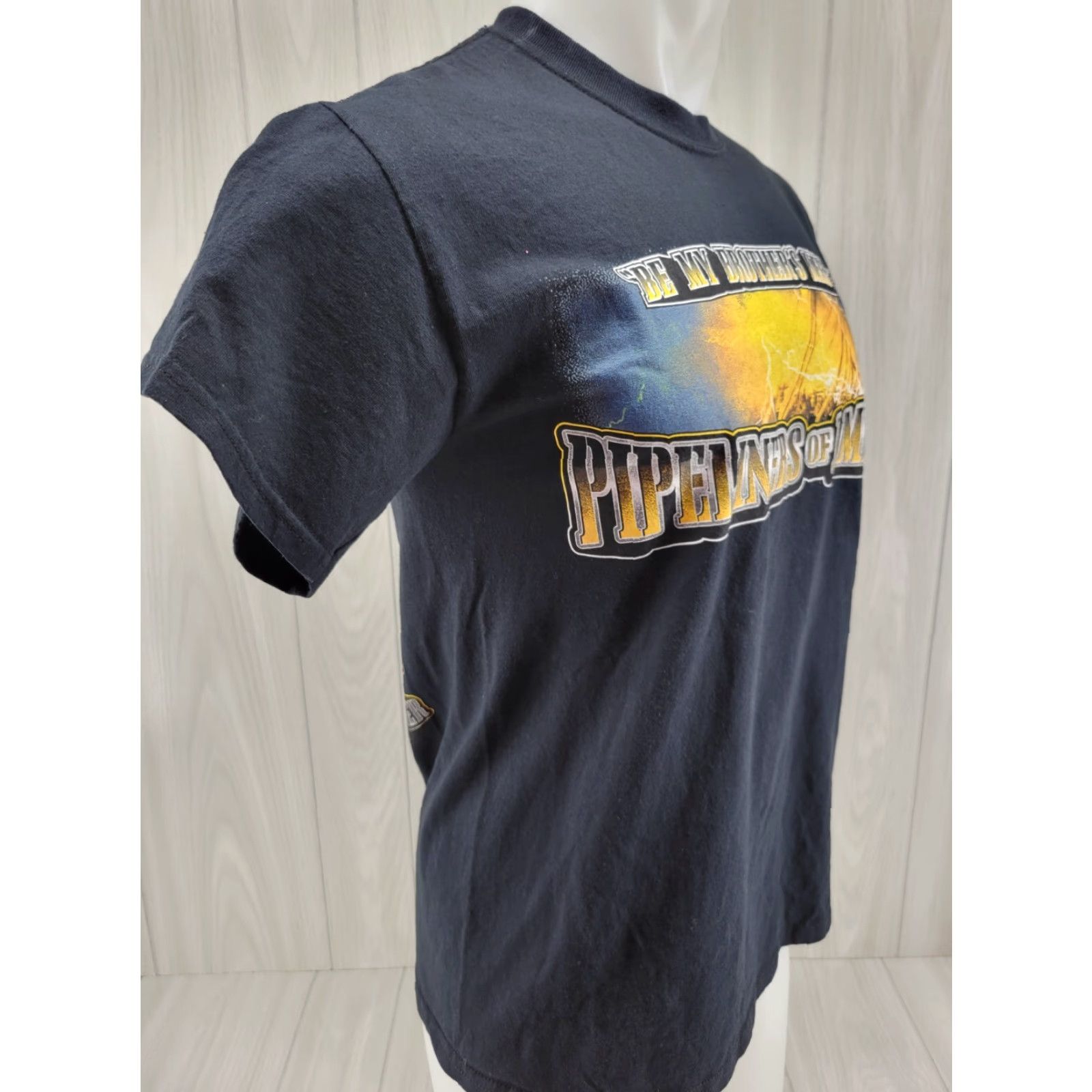 Gildan Pipeliners of Ameria Men's Shirt Size Medium Black T-Shirt Short Sleeve Gildan Regular Size US M / EU 48-50 / 2 - 5 Thumbnail
