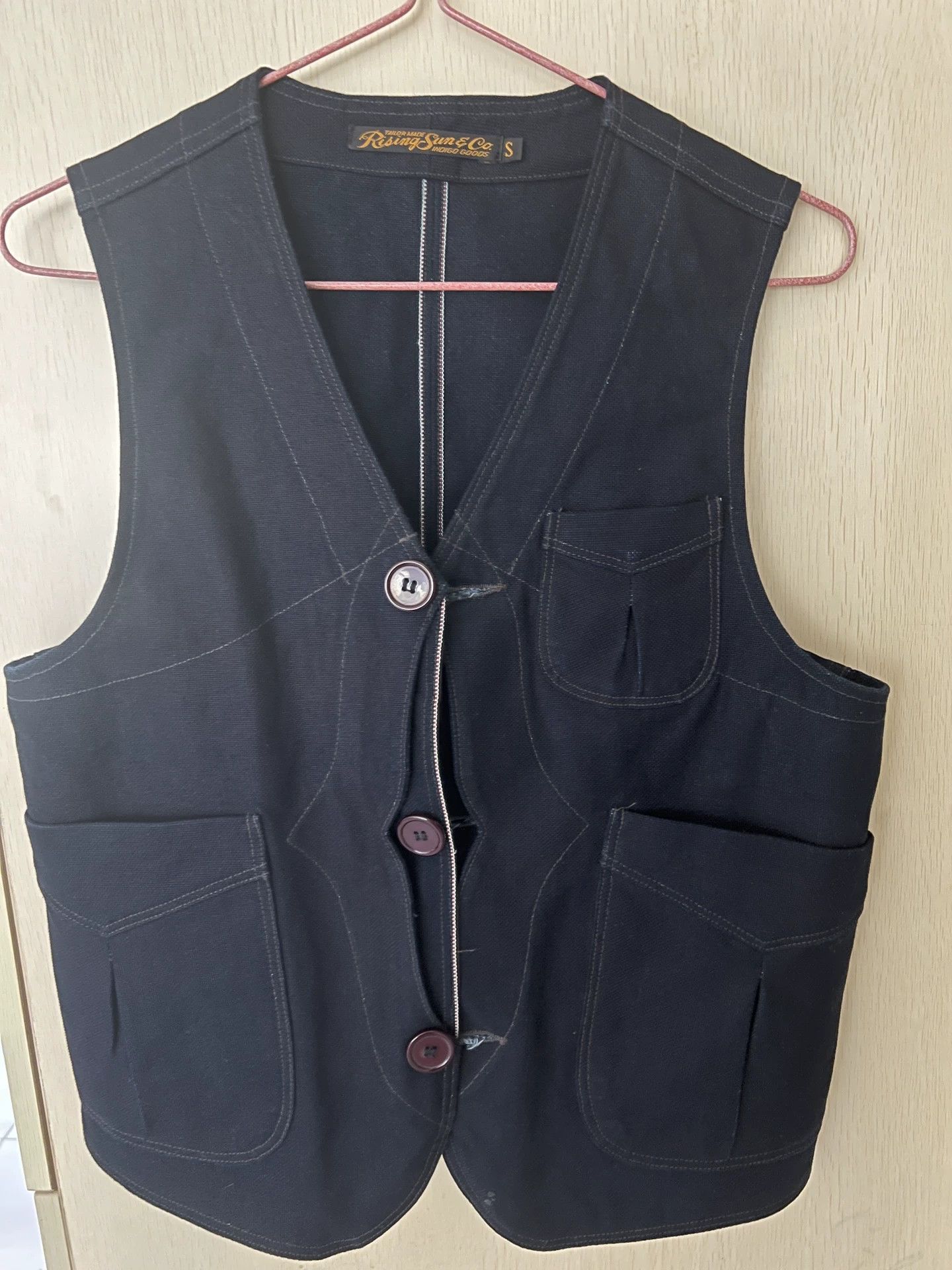 Rising Sun & Co. Rising Sun Vintage Vest Indigo Goods Size US M / EU 48-50 / 2 - 1 Thumbnail