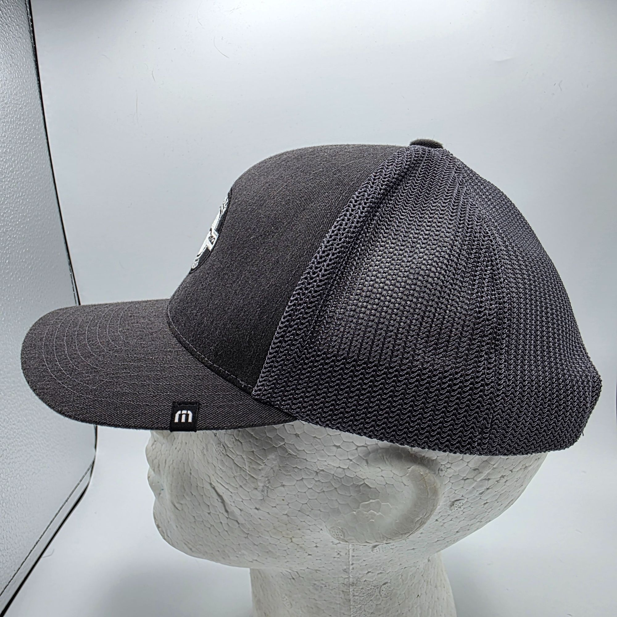 TravisMathew Travis Mathew The Member 2022 Snapback Hat Gray Mesh Adjusta Size ONE SIZE - 2 Thumbnail