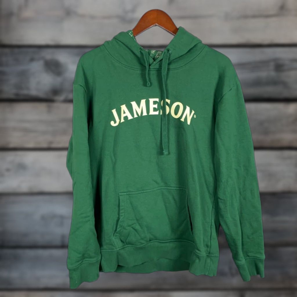 Vintage Jameson Hoodie Green Adult Large Heavyweight Graphic Sweatshirt Beer Mens Size US L / EU 52-54 / 3 - 1 Thumbnail