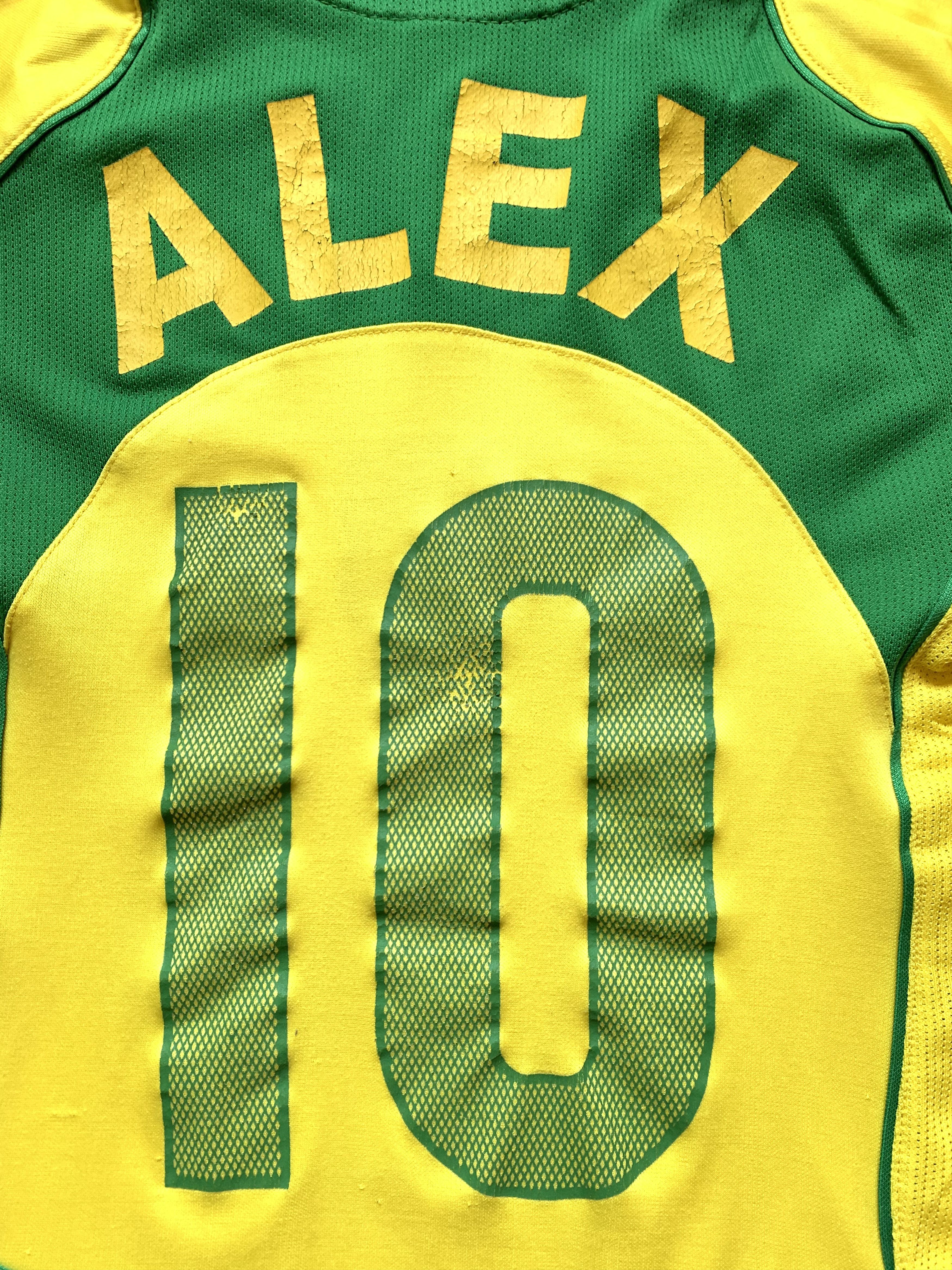 Nike × Vintage Vintage Nike Brazil Football Shirt #10 Alex 2004-2006 Size US XS / EU 42 / 0 - 6 Thumbnail