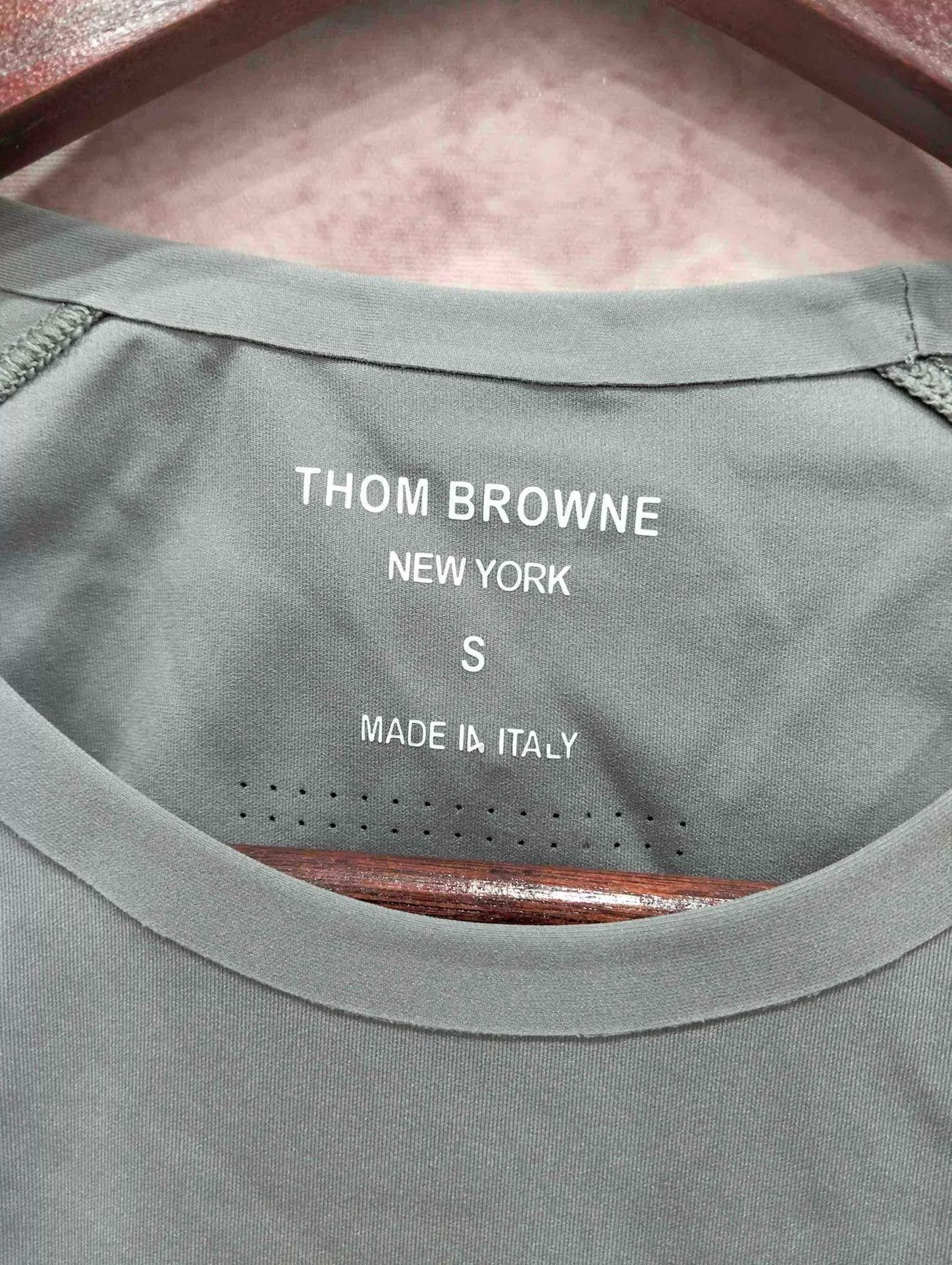 Thom Browne THOM BROWNE 4-Stripe Waffle Raglan T-shirt S Size US S / EU 44-46 / 1 - 4 Thumbnail