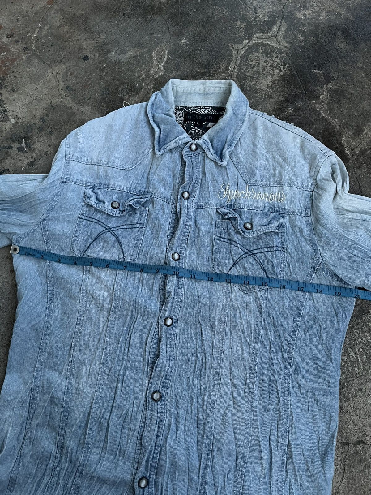 14th Addiction × If Six Was Nine × Le Grande Bleu (L.G.B.) JAPANESE IN THE ATTIC DENIM GOTHIC SEDITIONARIES PUNK STYLE Size US L / EU 52-54 / 3 - 10 Thumbnail