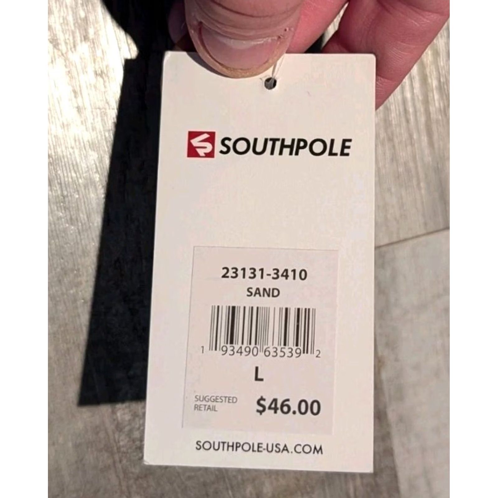 Southpole Jogger Pants Mens L Sand Basic Tech Lightweight Track