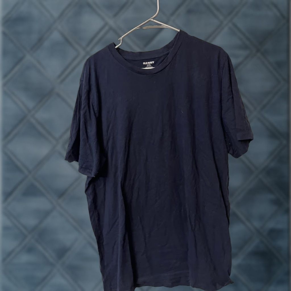 Old Navy Old Navy T-Shirt Shirt Men XL Tall Navy Blue CrewNeck Short Sleeve Cotton Knit Regular Big & Tall Blue Mens XLT T-Shirt Size US XL / EU 56 / 4 - 1 Thumbnail
