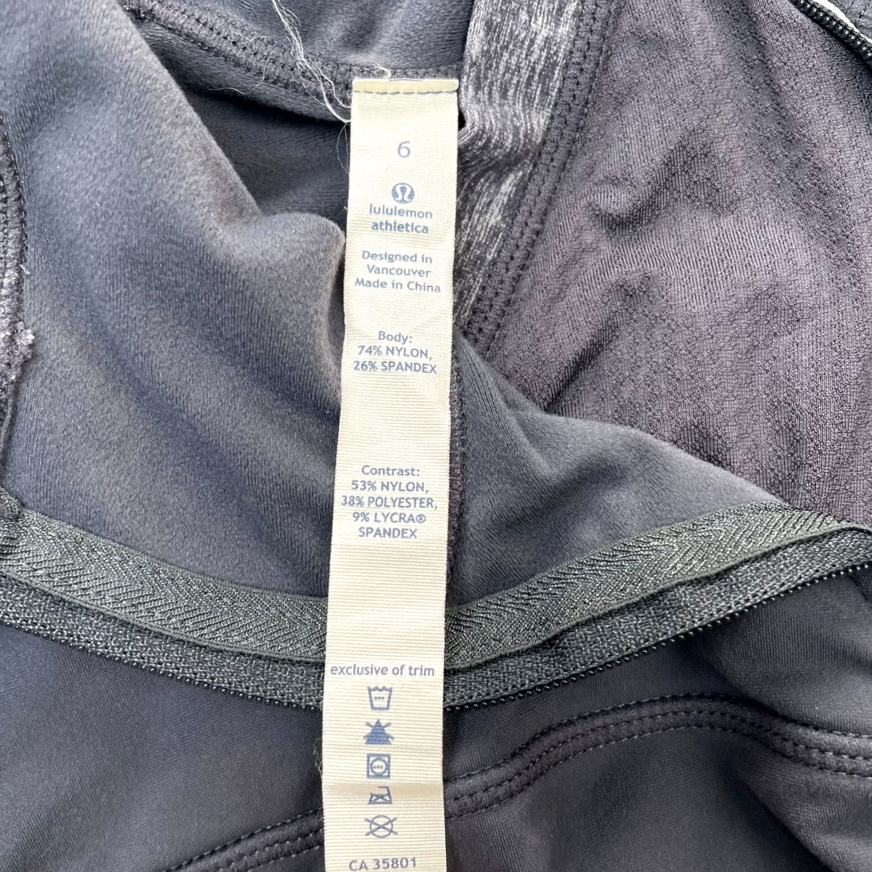 Lululemon Lululemon Hoodie Womens 6 Gray Nylon Stretch Pockets Thumbhole Sleeve Pullover Size M / US 6-8 / IT 42-44 - 4 Thumbnail