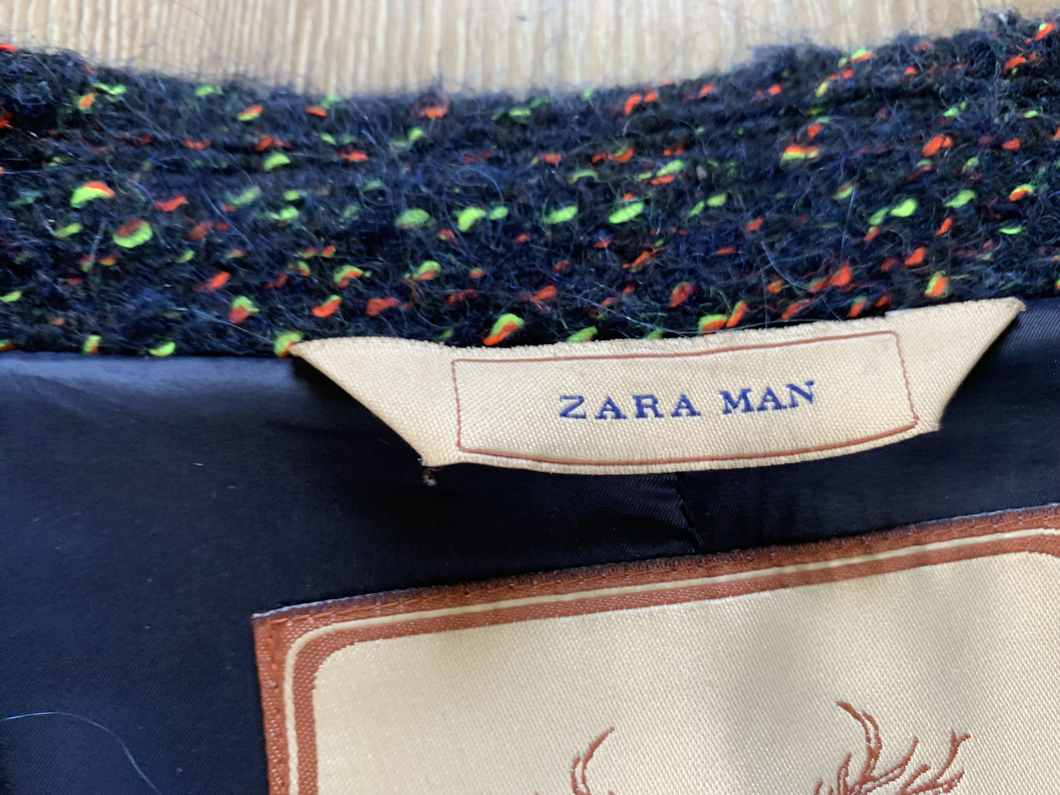 Zara Zara Man Casual Tweed Blazer Jacket Size 44L - 7 Thumbnail