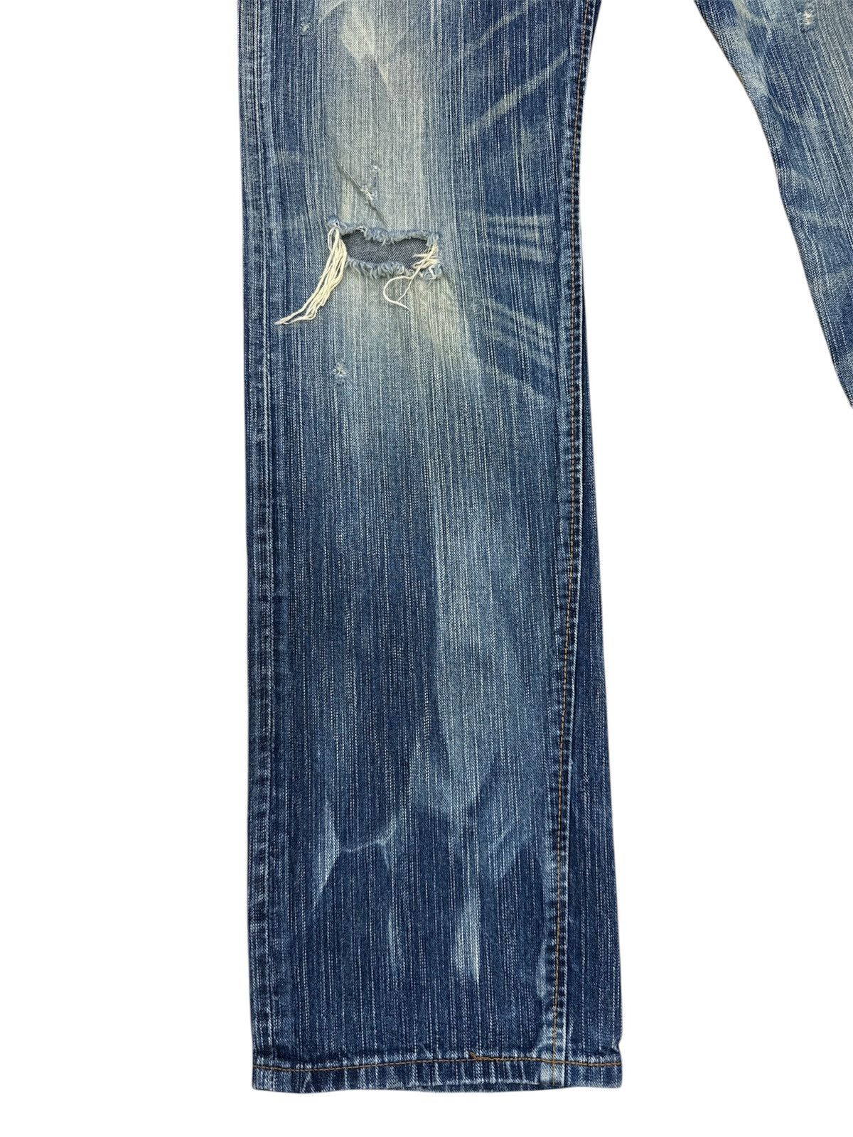Kapital Japanese Edwin Exclusive Distressed Jeans Size US 31 - 8 Thumbnail