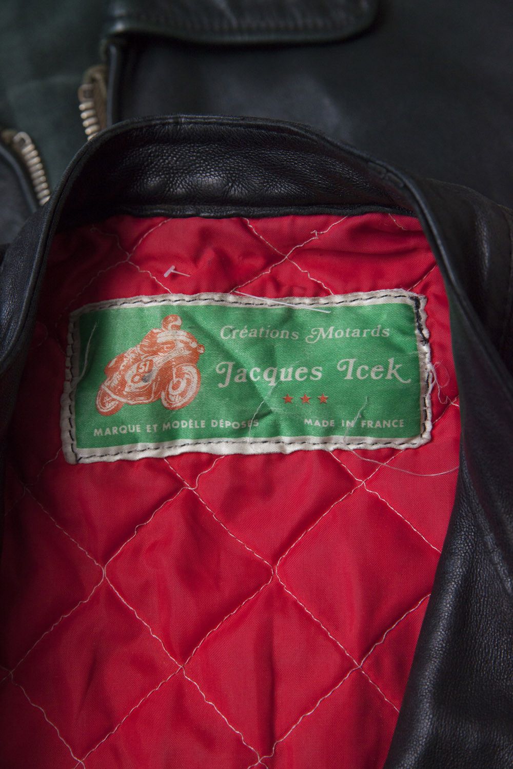 Vintage 1970's French leather biker jacket Size US S / EU 44-46 / 1 - 10 Thumbnail