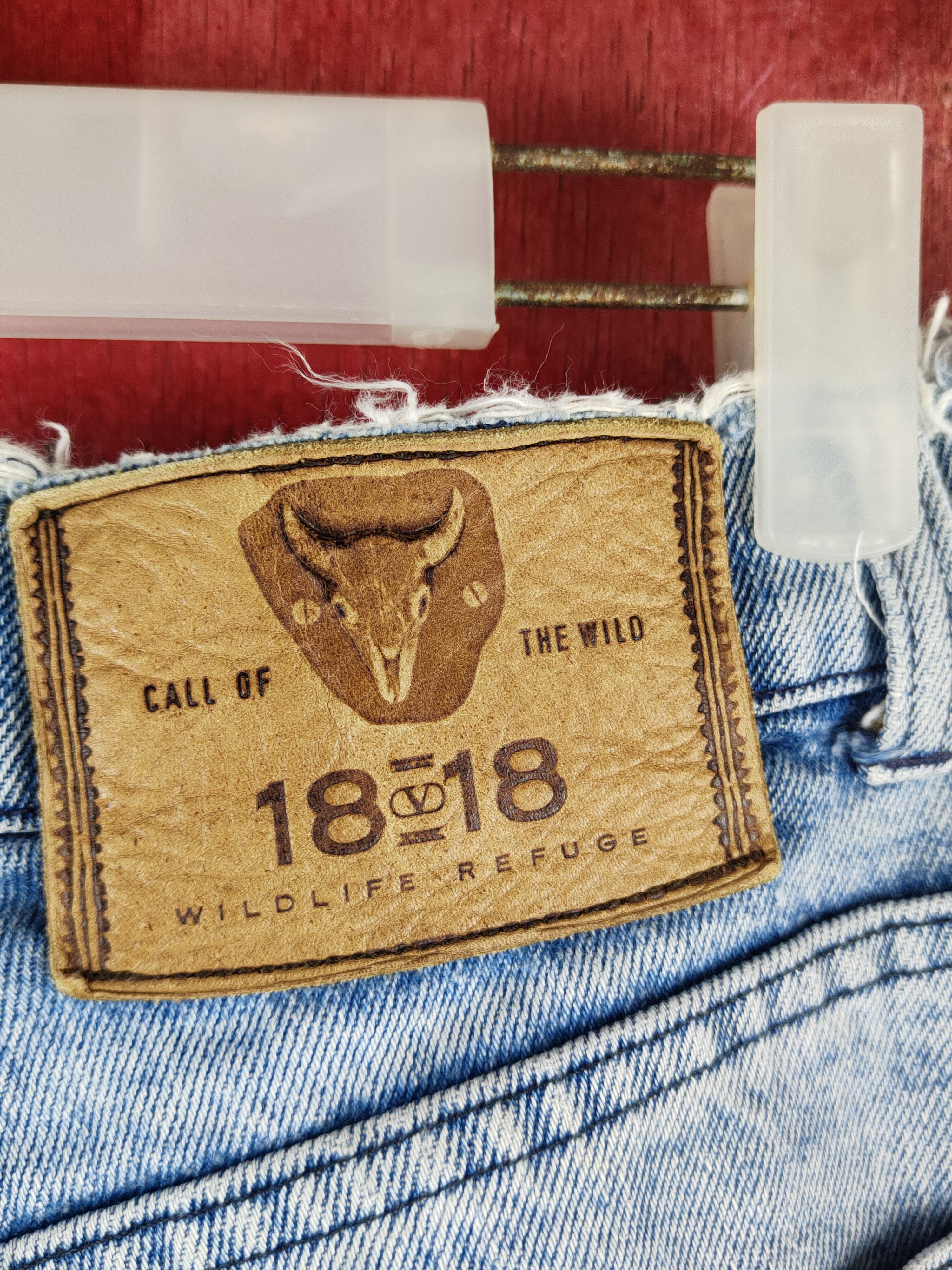 Vintage 18v18 Blue italy vintage Distressed Ripped Jeans #S1628 Size US 29 - 12 Thumbnail
