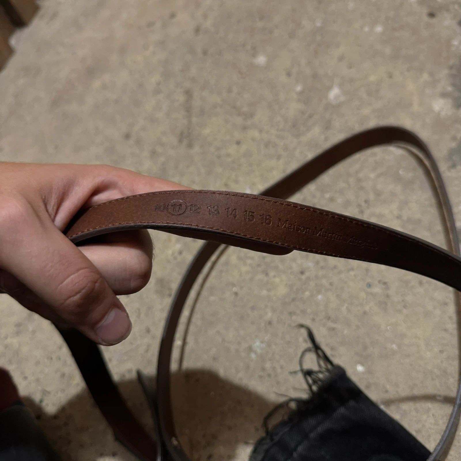 Maison Margiela Maison Margiela double buckle belt Size ONE SIZE - 3 Thumbnail