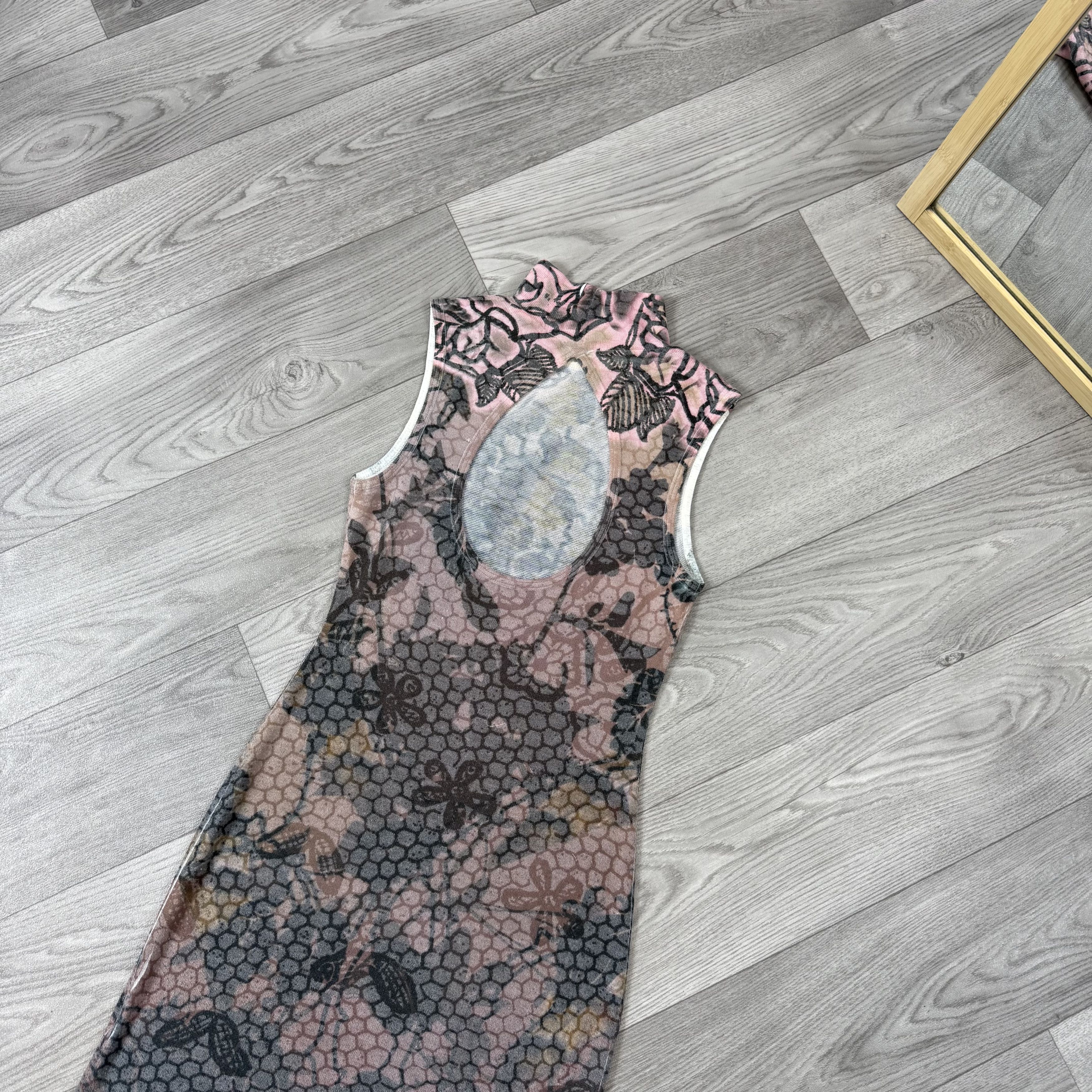 Guess Vintage Guess 90s Made in USA Floral Y2K Mini Dress S Size S / US 4 / IT 40 - 8 Thumbnail