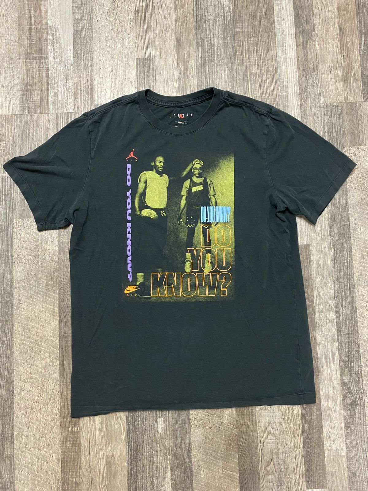 Jordan Brand Jordan Nike Do You Know Tee T Shirt Sun Faded Y2K Size US M / EU 48-50 / 2 - 1 Thumbnail